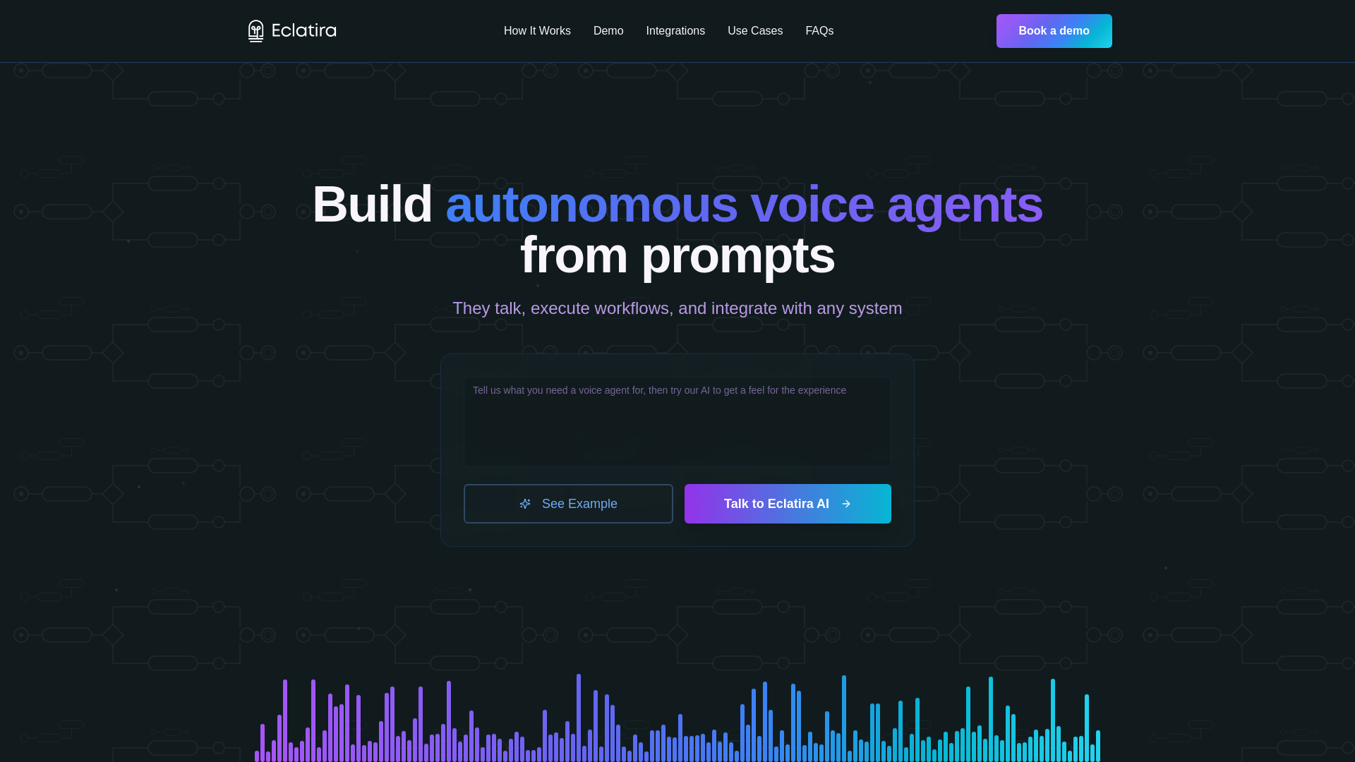 website screenshot of https://aieclatira.com/