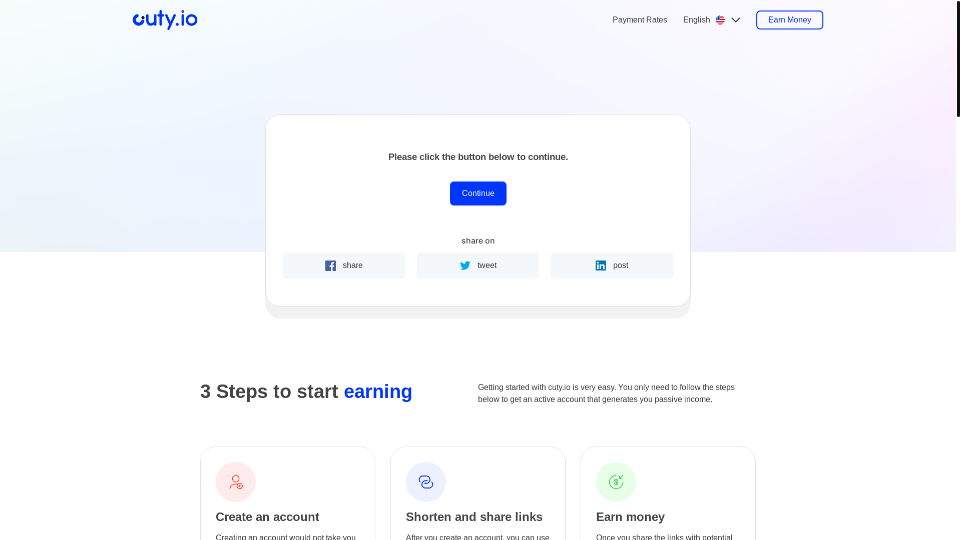 website screenshot of https://cuty.io/0w6WgMdt