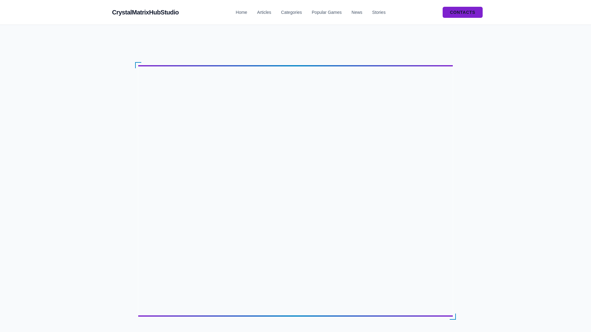 website screenshot of https://crystalmatrixhubstudio.com/