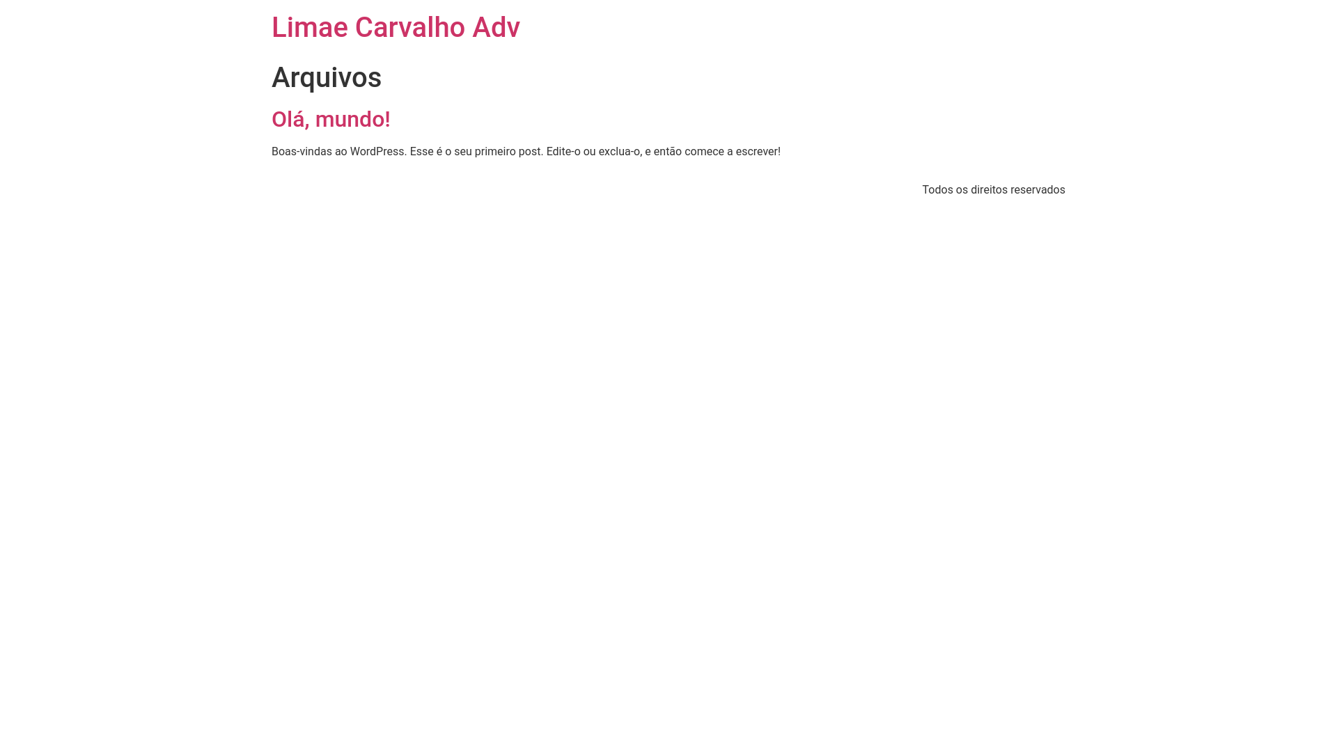 website screenshot of https://limaecarvalhoadvogados.com.br/