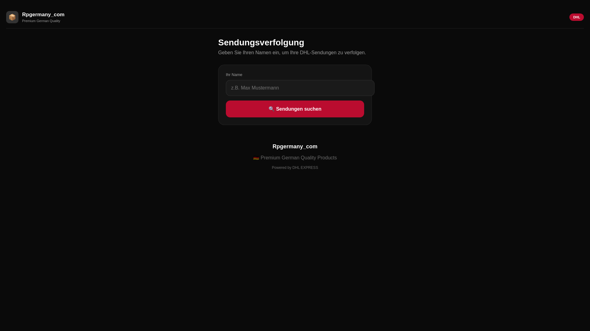 website screenshot of https://repsgermany.net/