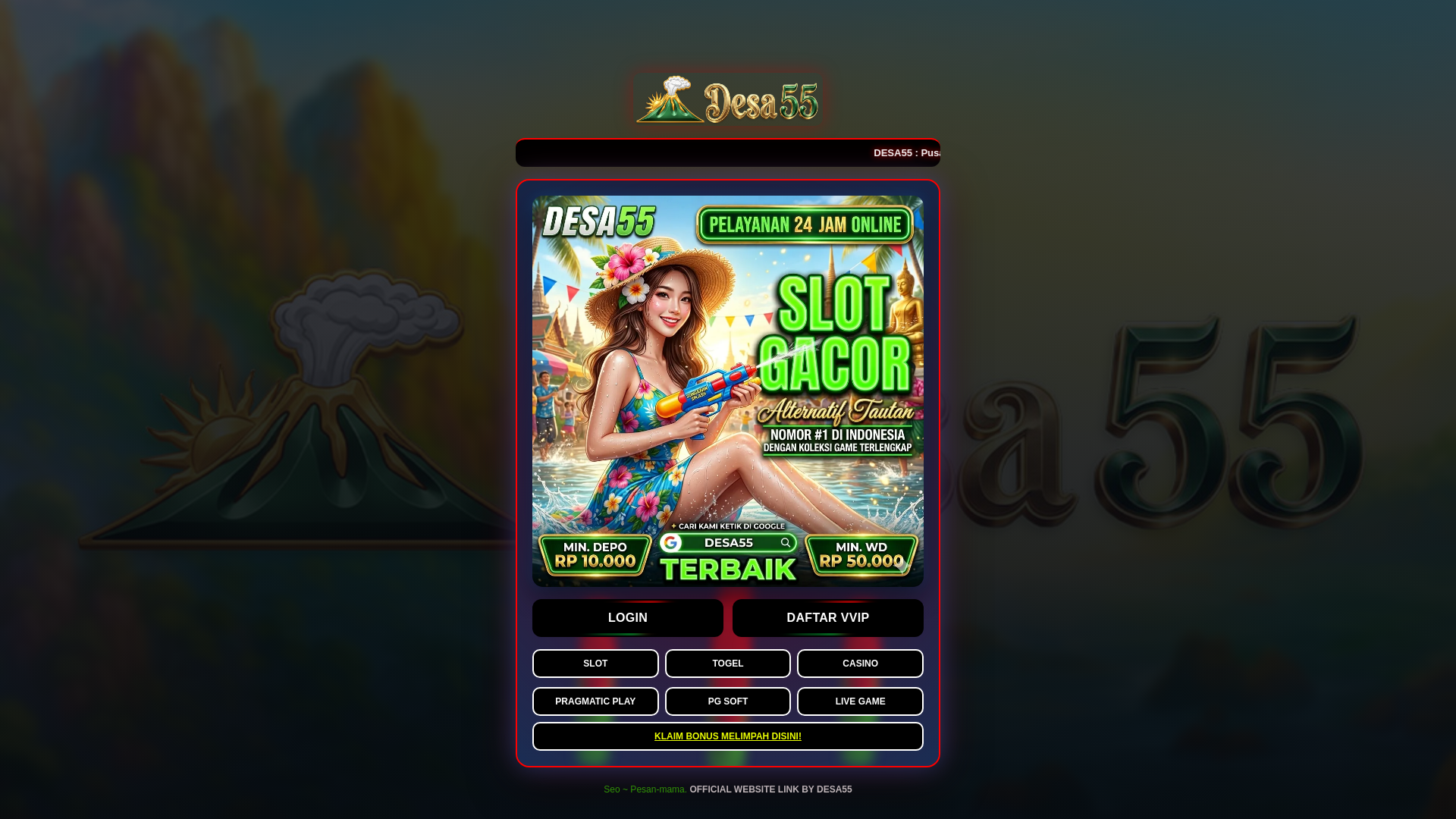 website screenshot of https://bermimpi-slot-gacor.pages.dev/