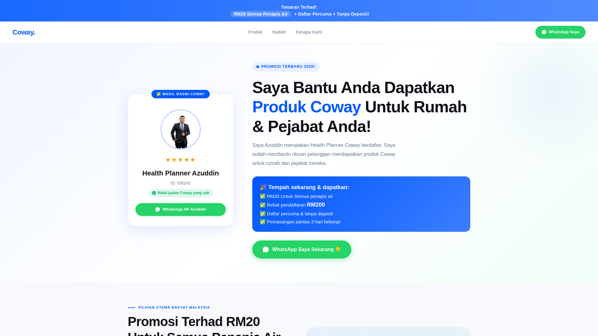 website screenshot of https://cowaypromoterbaru.pages.dev/