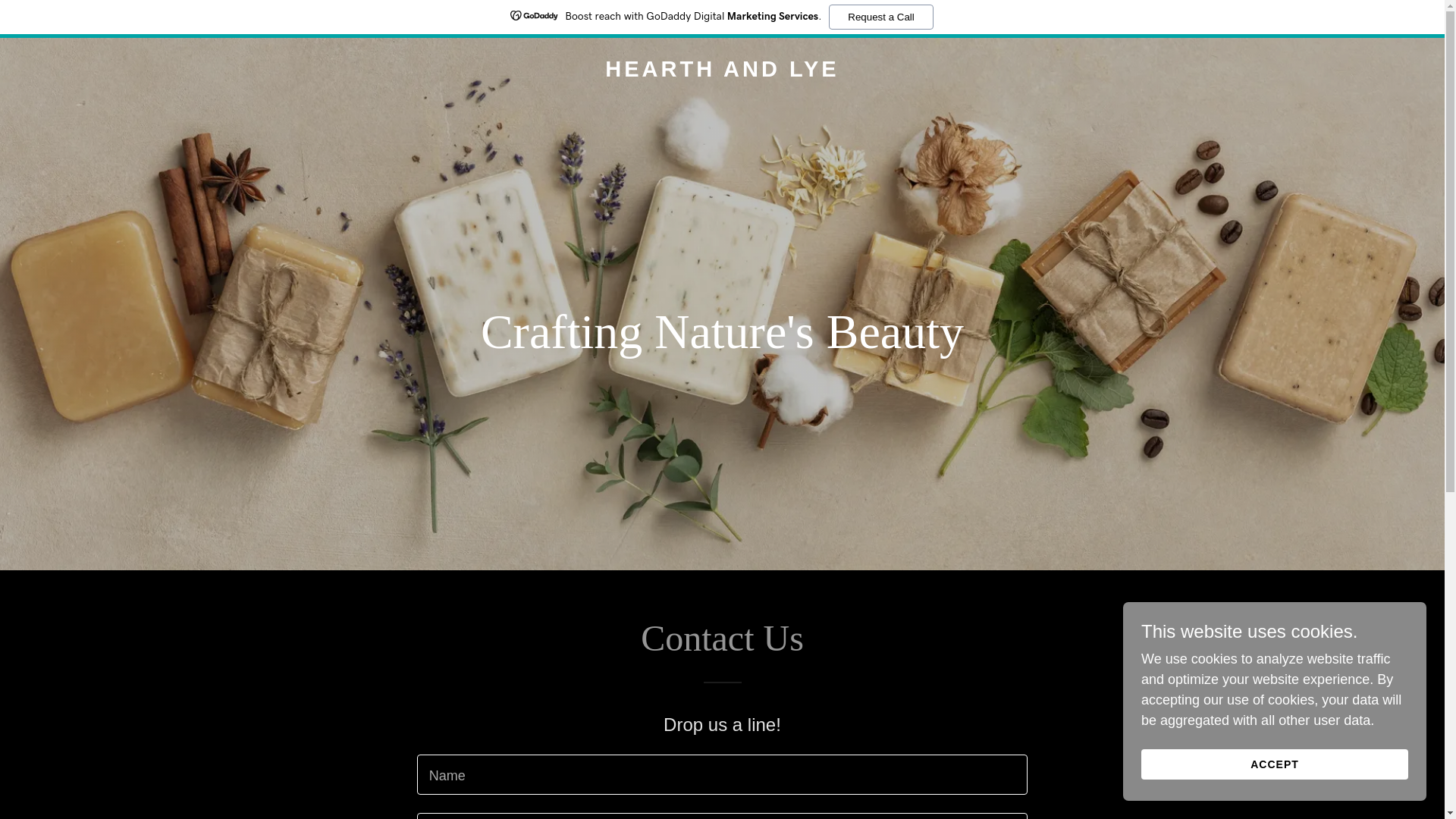 website screenshot of https://hearthandlye.com/