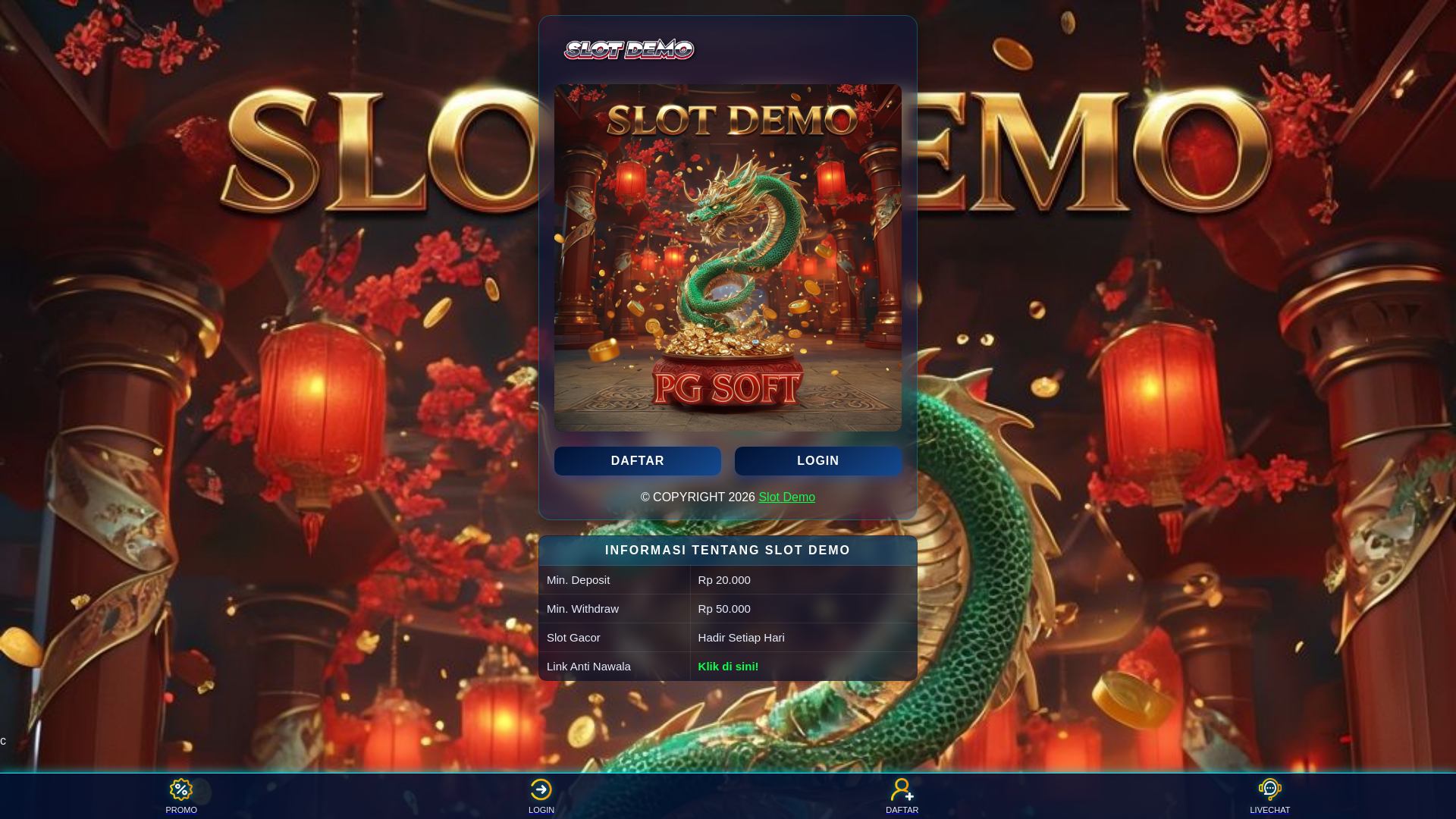 website screenshot of https://slot-demo-1rs.pages.dev/