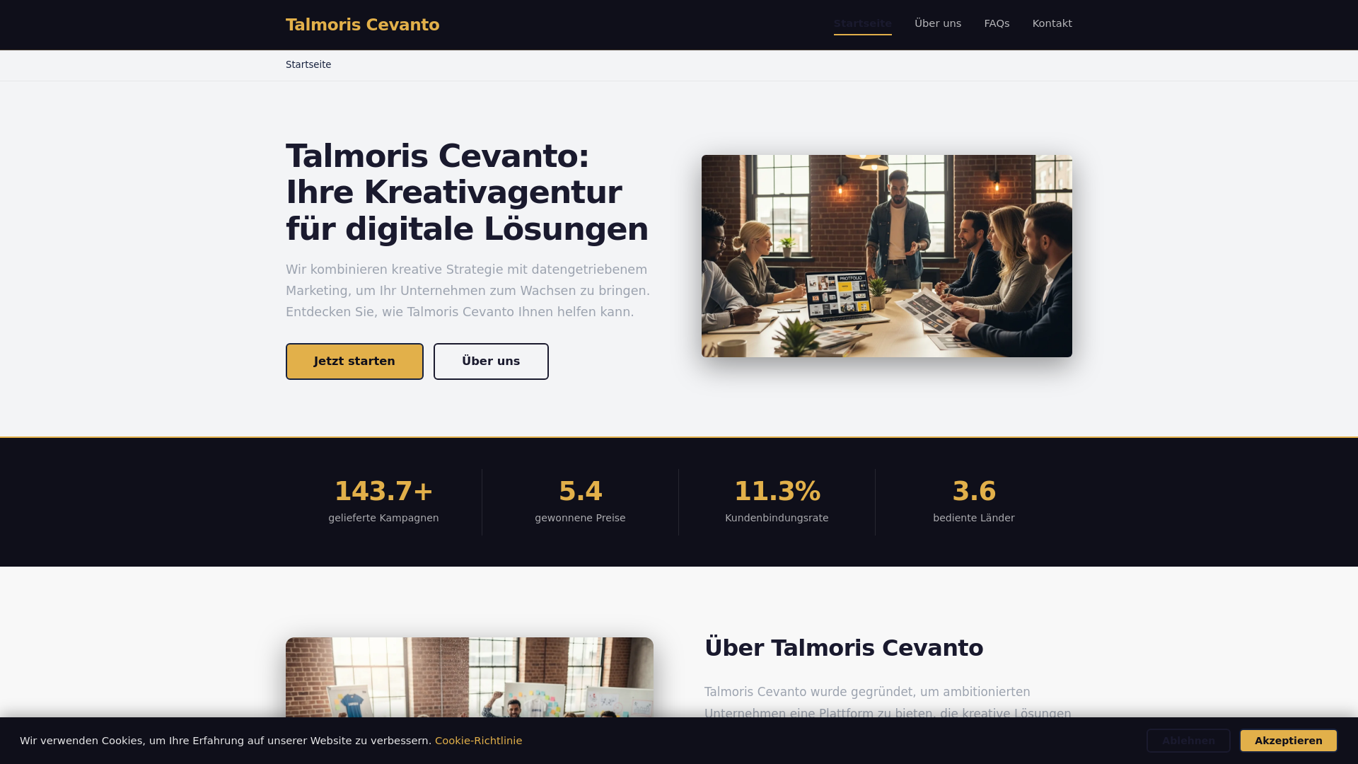 website screenshot of https://talmoris-cevanto.de/