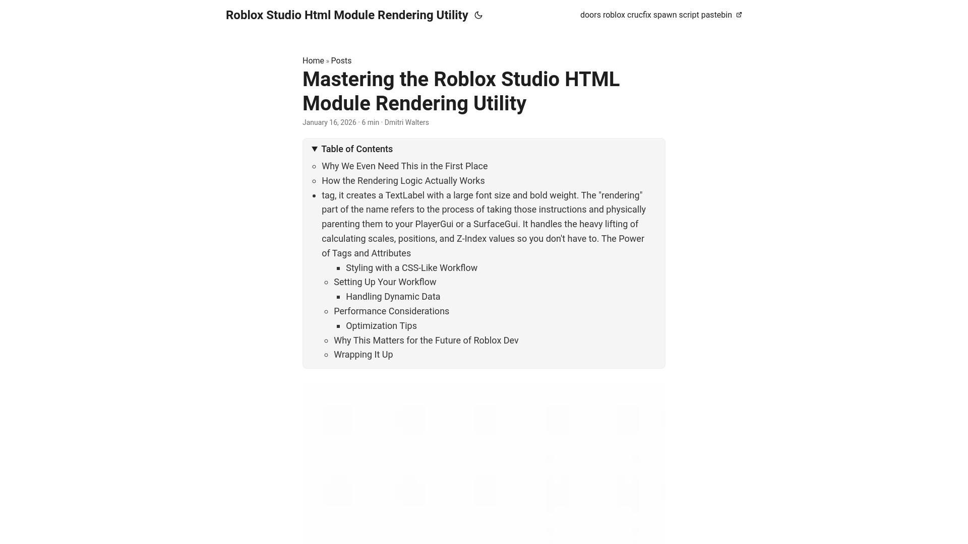 website screenshot of https://robloxstudiohtmlmodulerenderingutility.pages.dev/