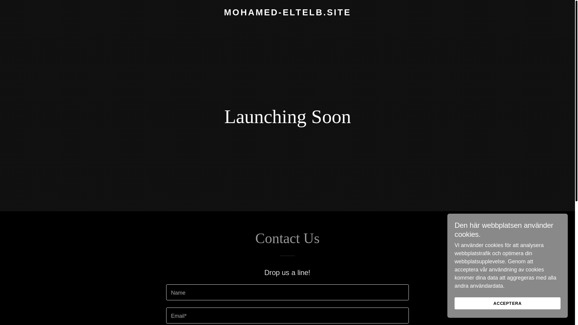 website screenshot of https://mohamed-eltelb.site/