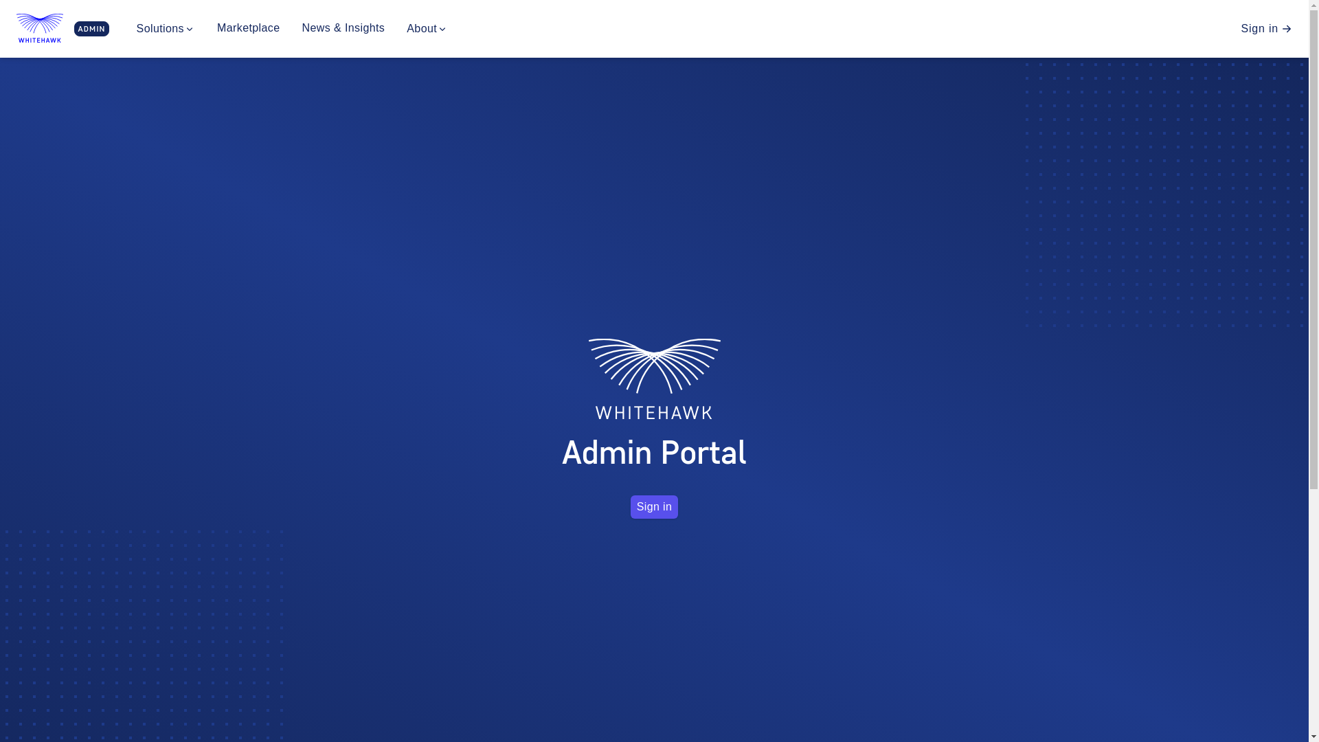 website screenshot of https://env-stage-whitehawk-ui-app-admin.pages.dev/