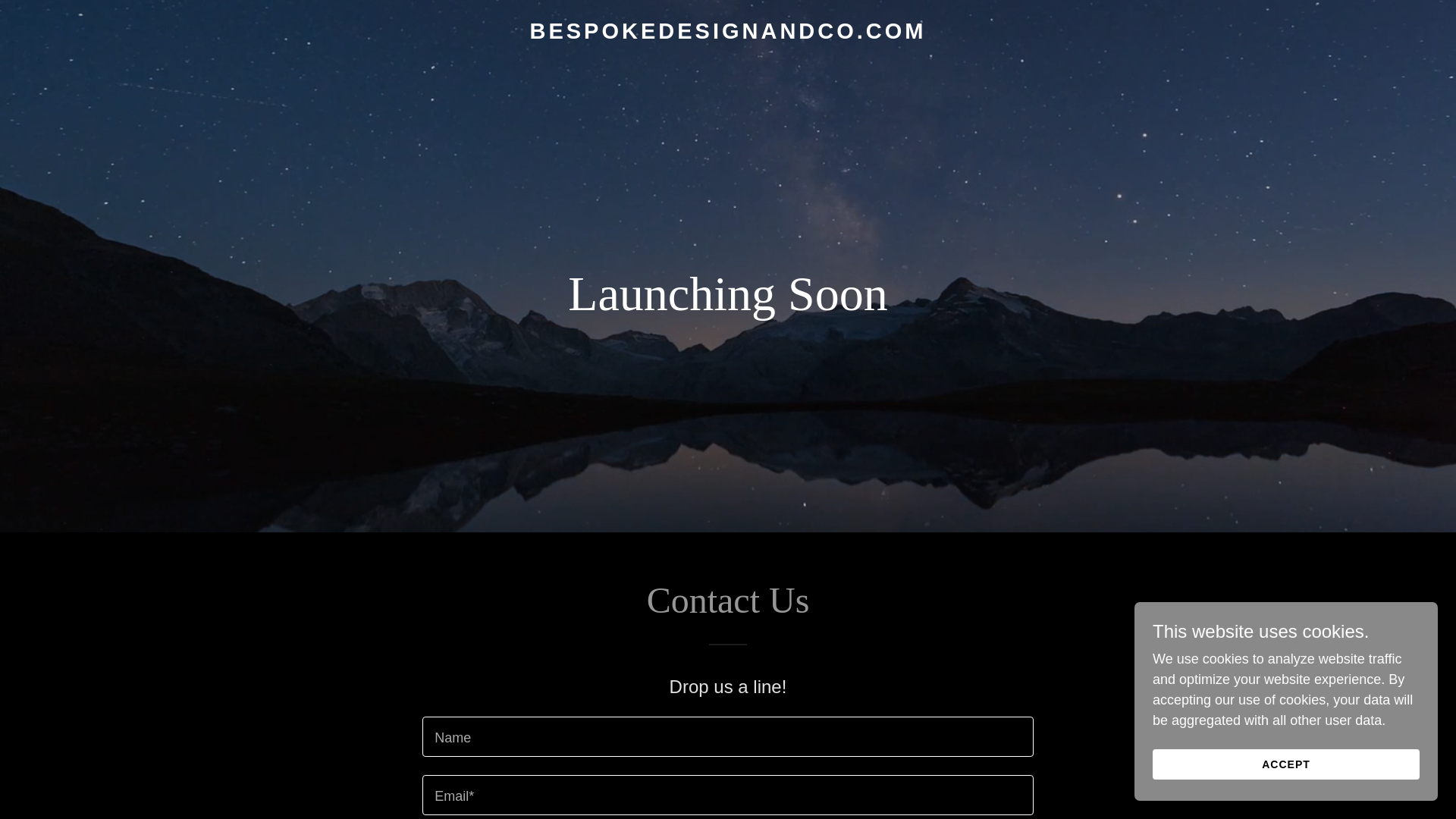 website screenshot of https://bespokedesignandco.com/