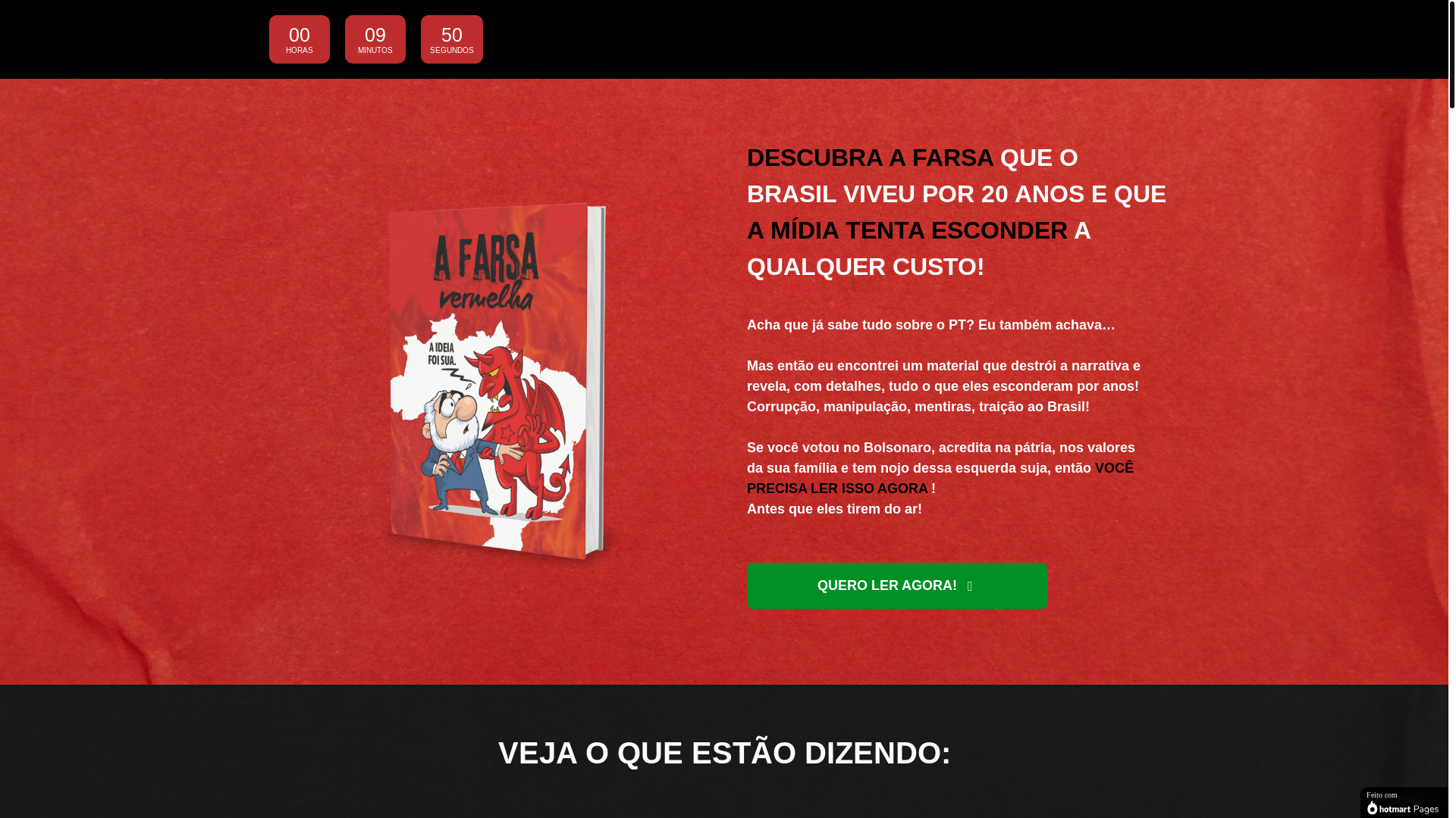 website screenshot of https://anonymous.kpages.online/a-farsa-vermelha