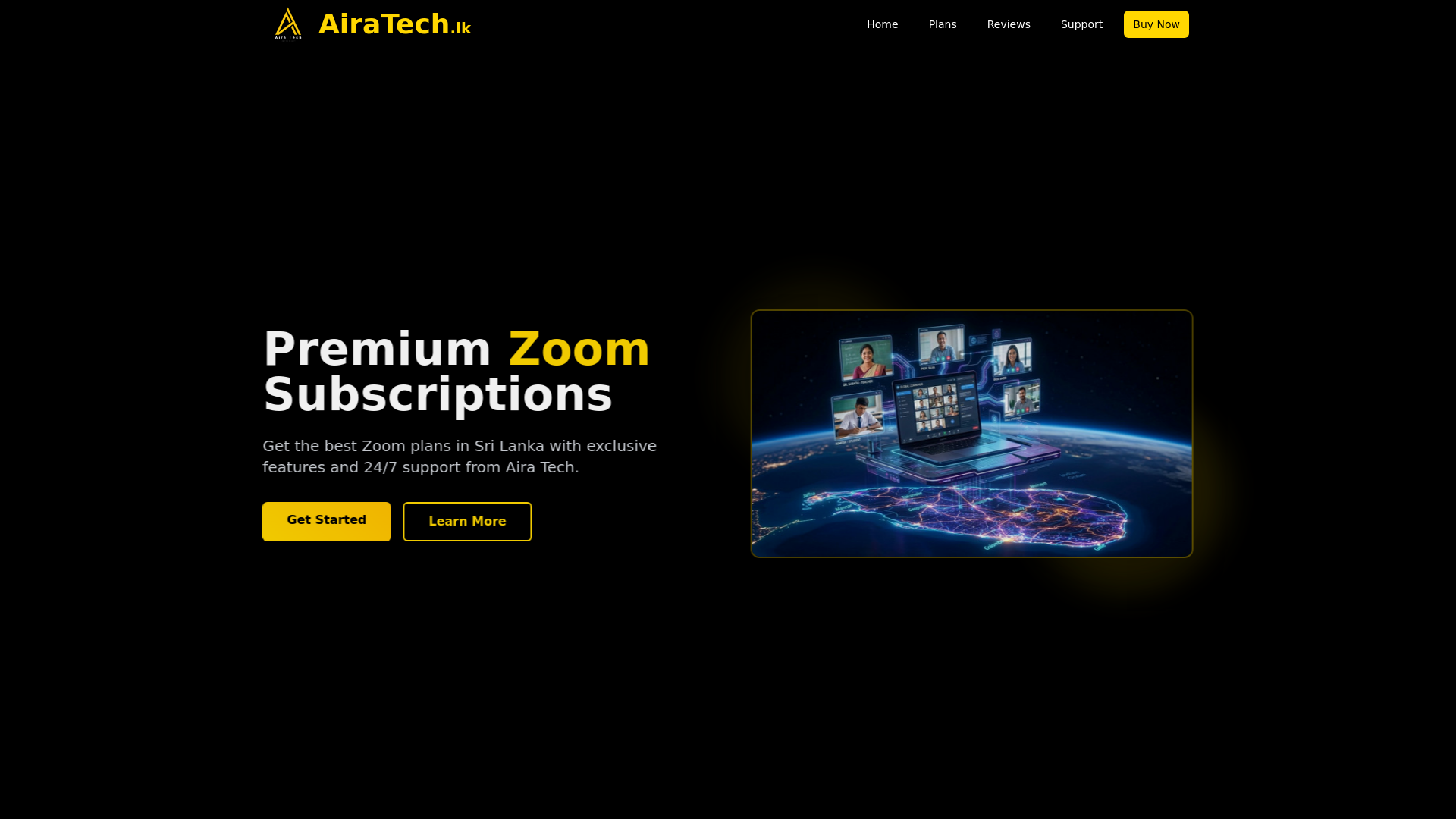 website screenshot of https://airatech.nl/