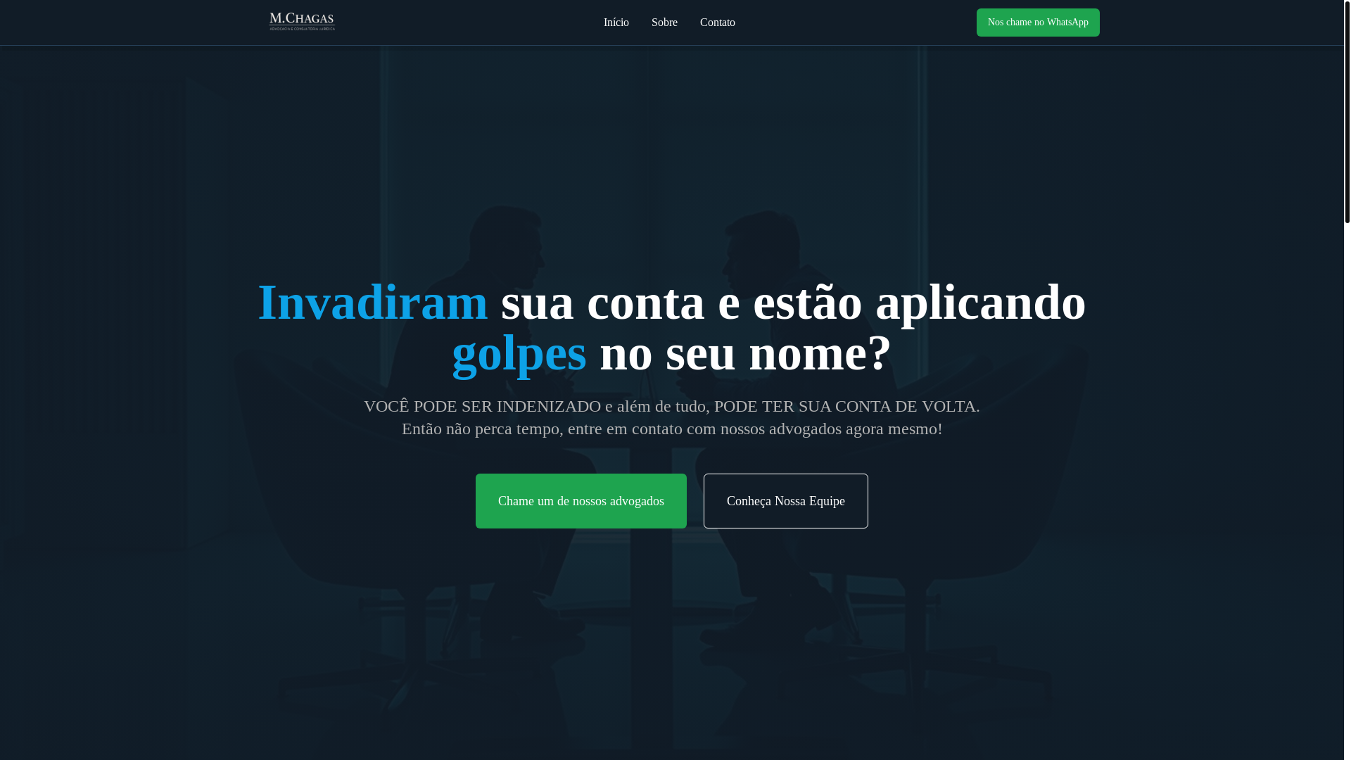 website screenshot of https://mchagas.adv.br/