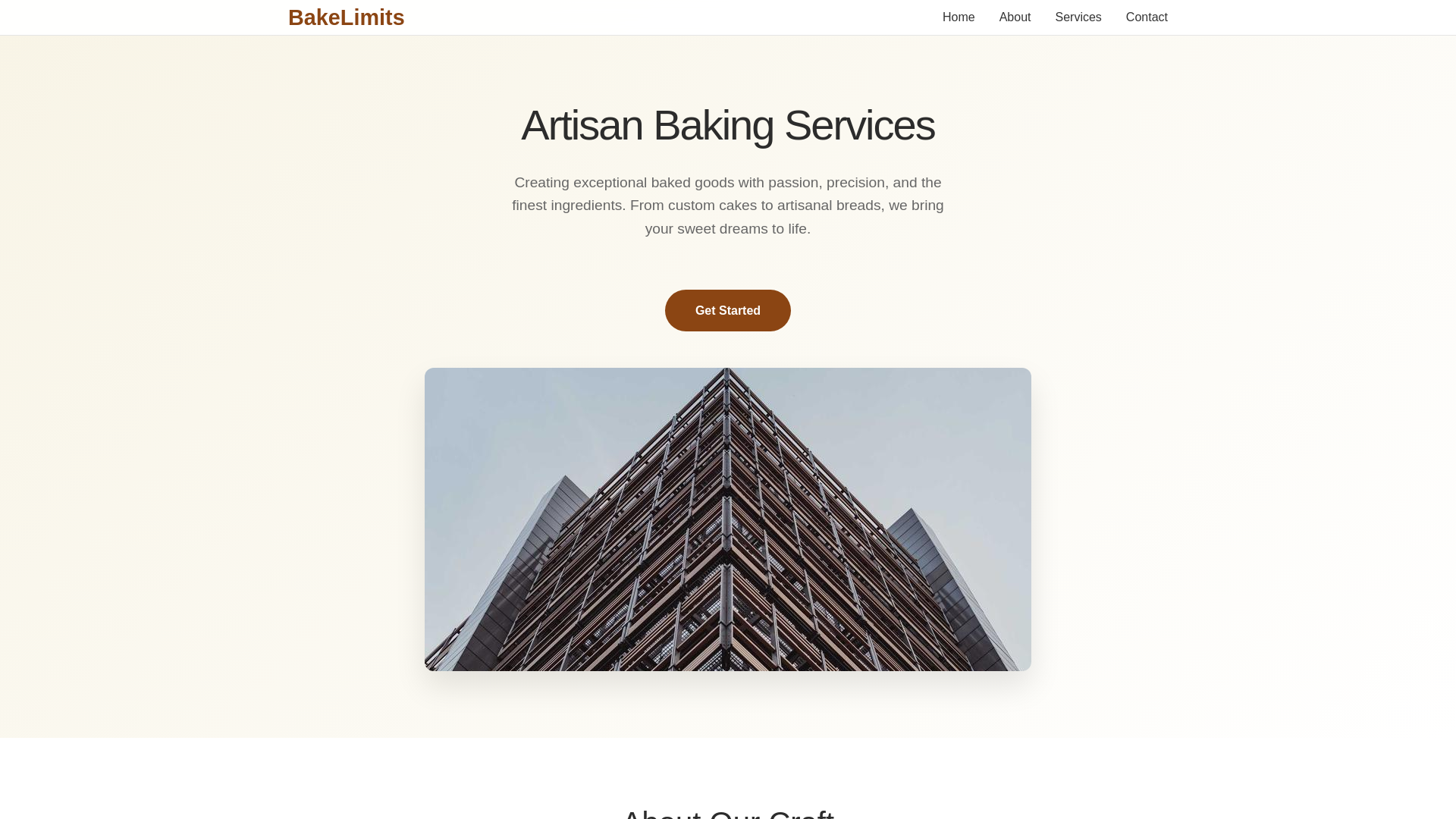website screenshot of https://bakelimits.click/