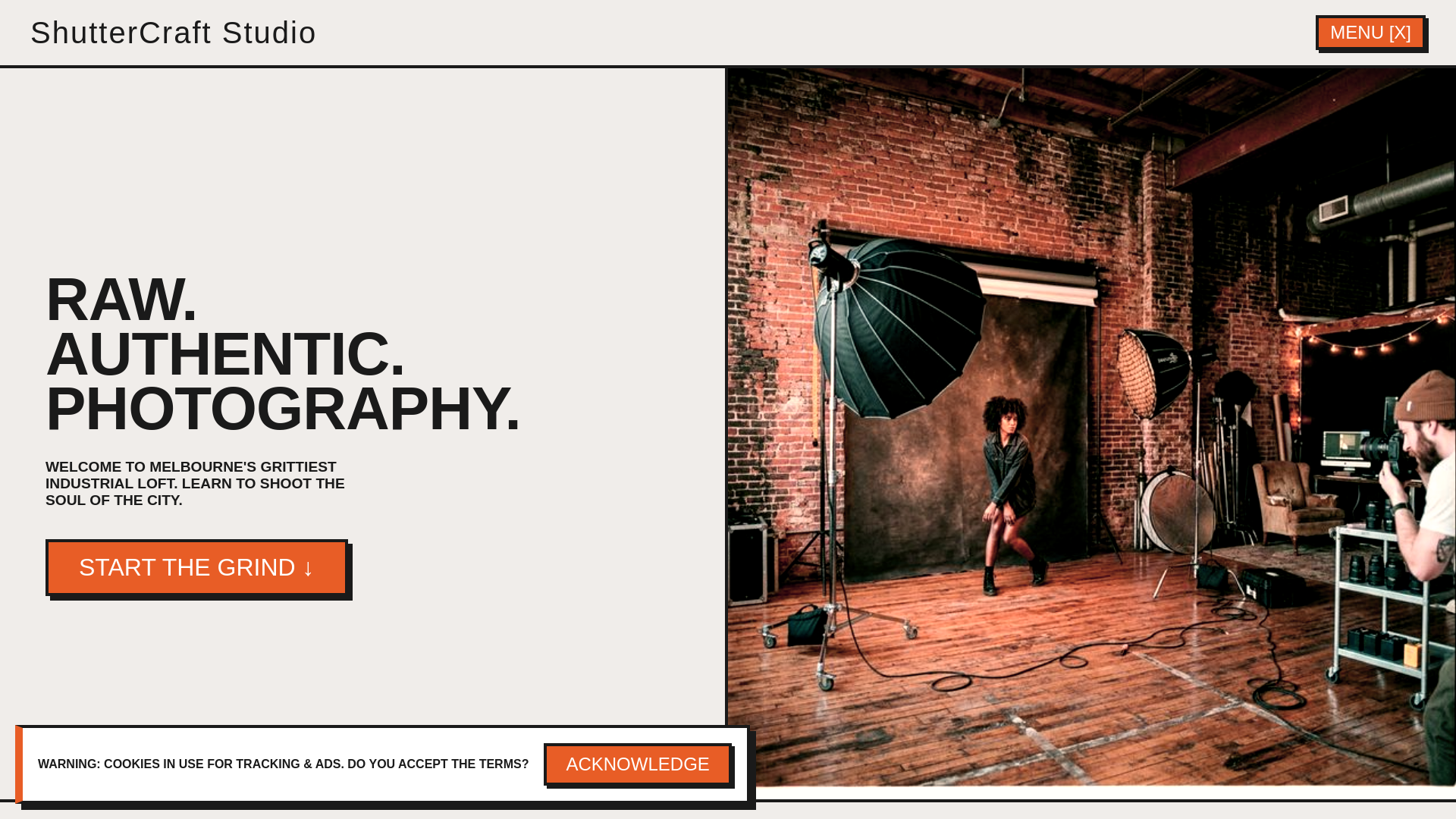 website screenshot of https://blingerstudioio.click/