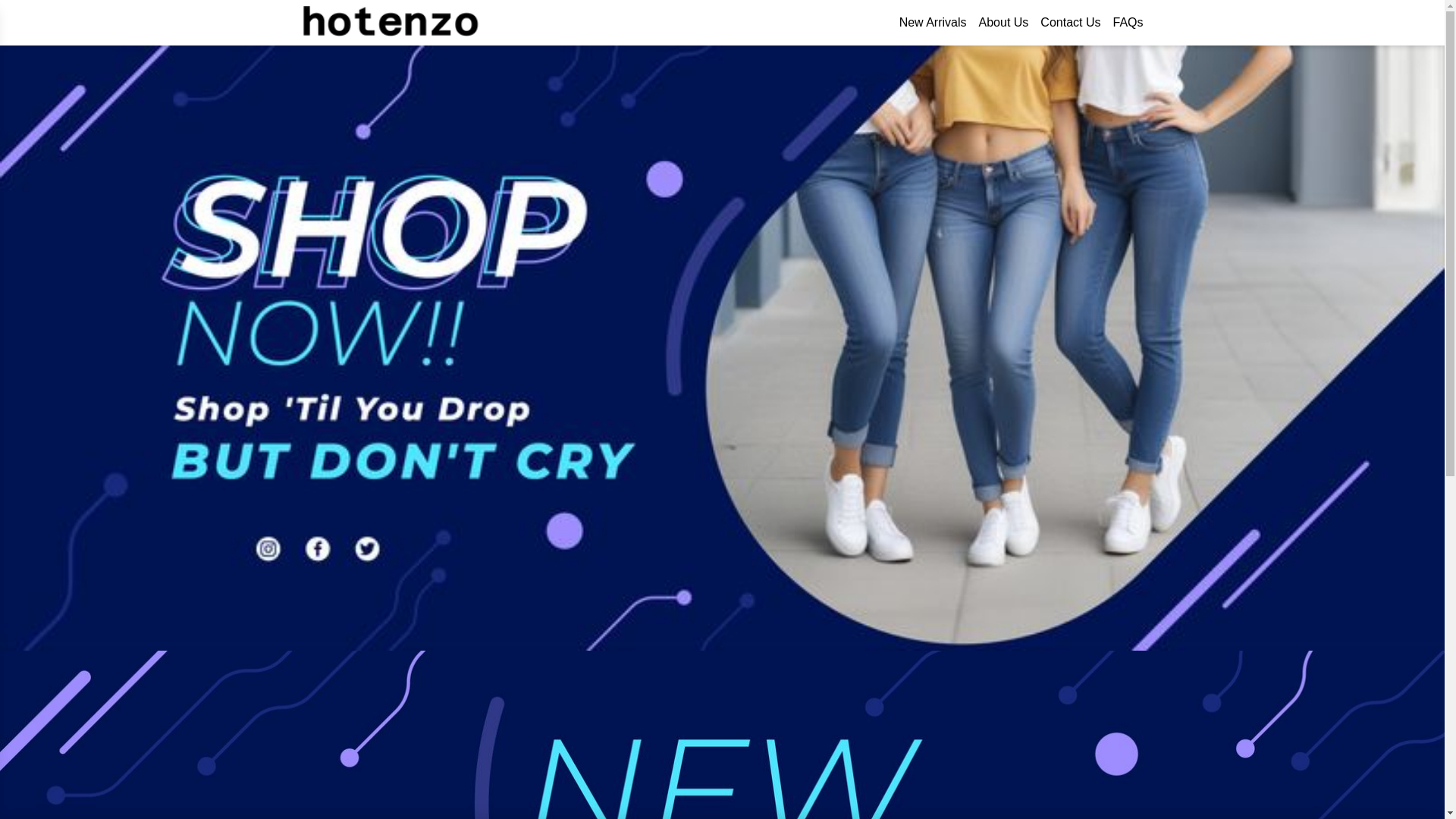 website screenshot of https://hotenzo.com/