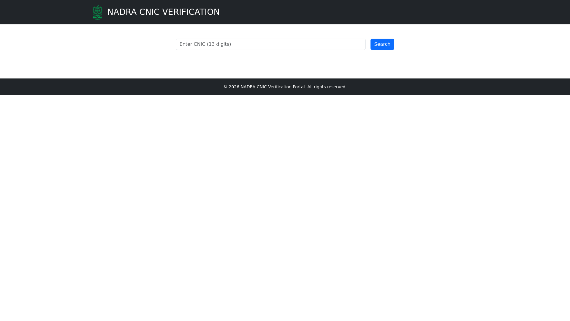 website screenshot of https://e-verisys.nadra.govpk.site