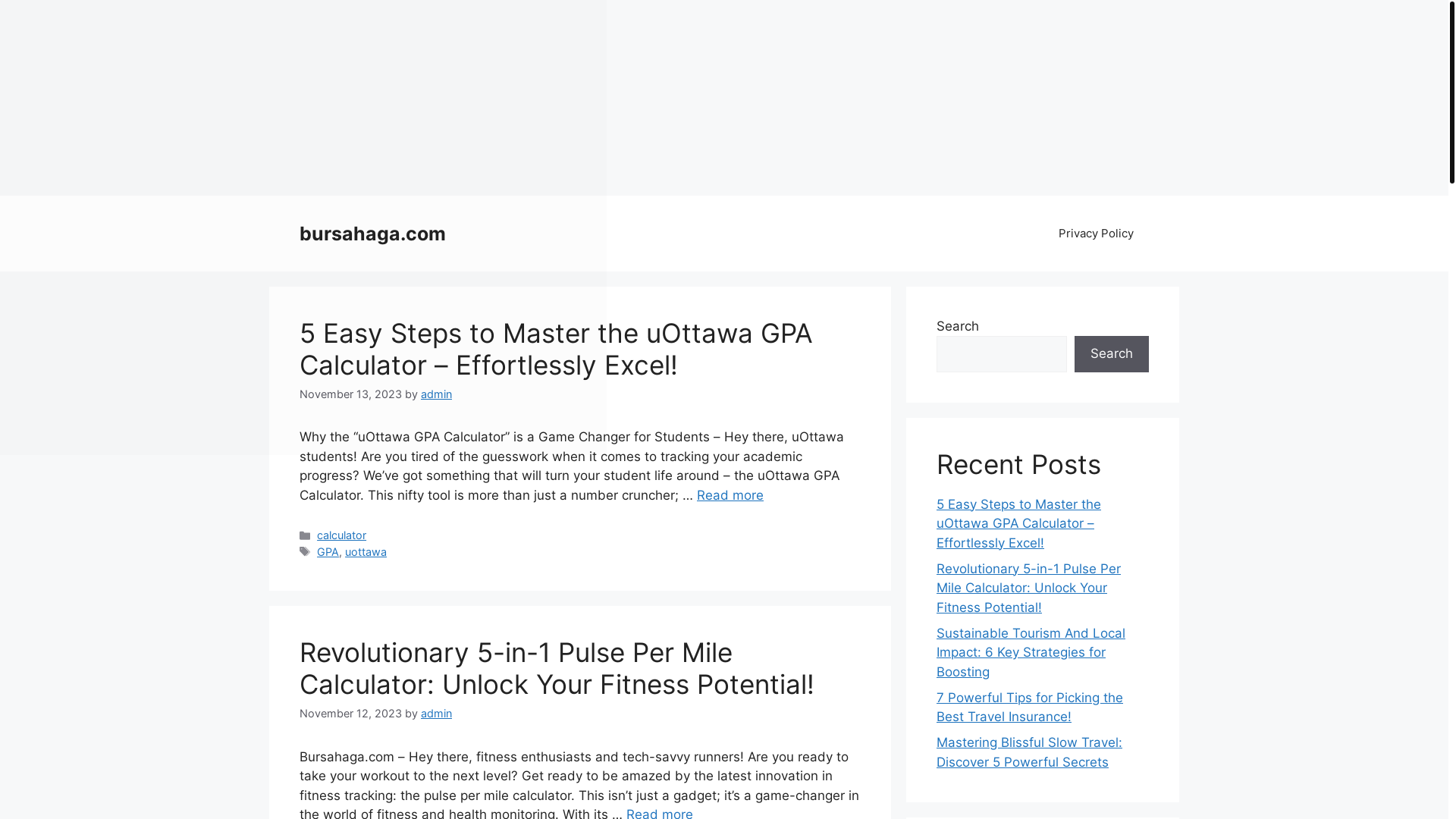 website screenshot of https://www.bursahaga.com/