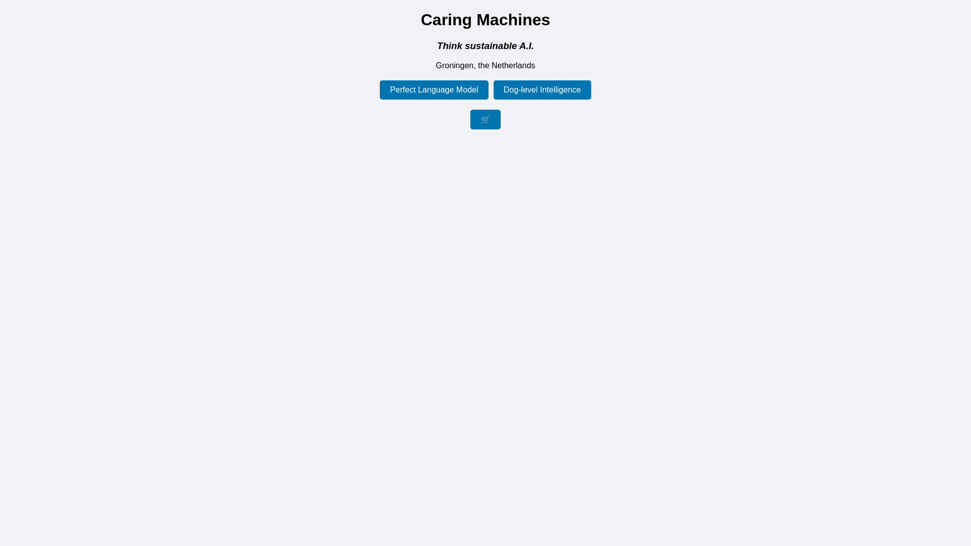 website screenshot of https://caringmachines.pages.dev/