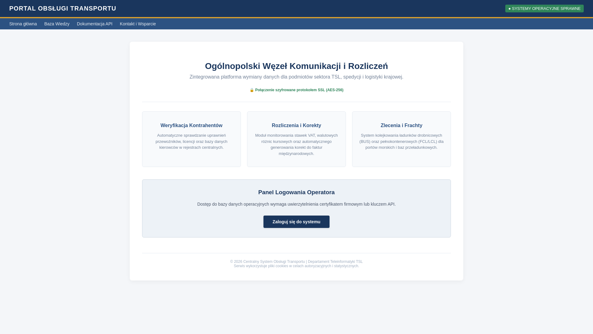 website screenshot of https://transport-szkolenia.com