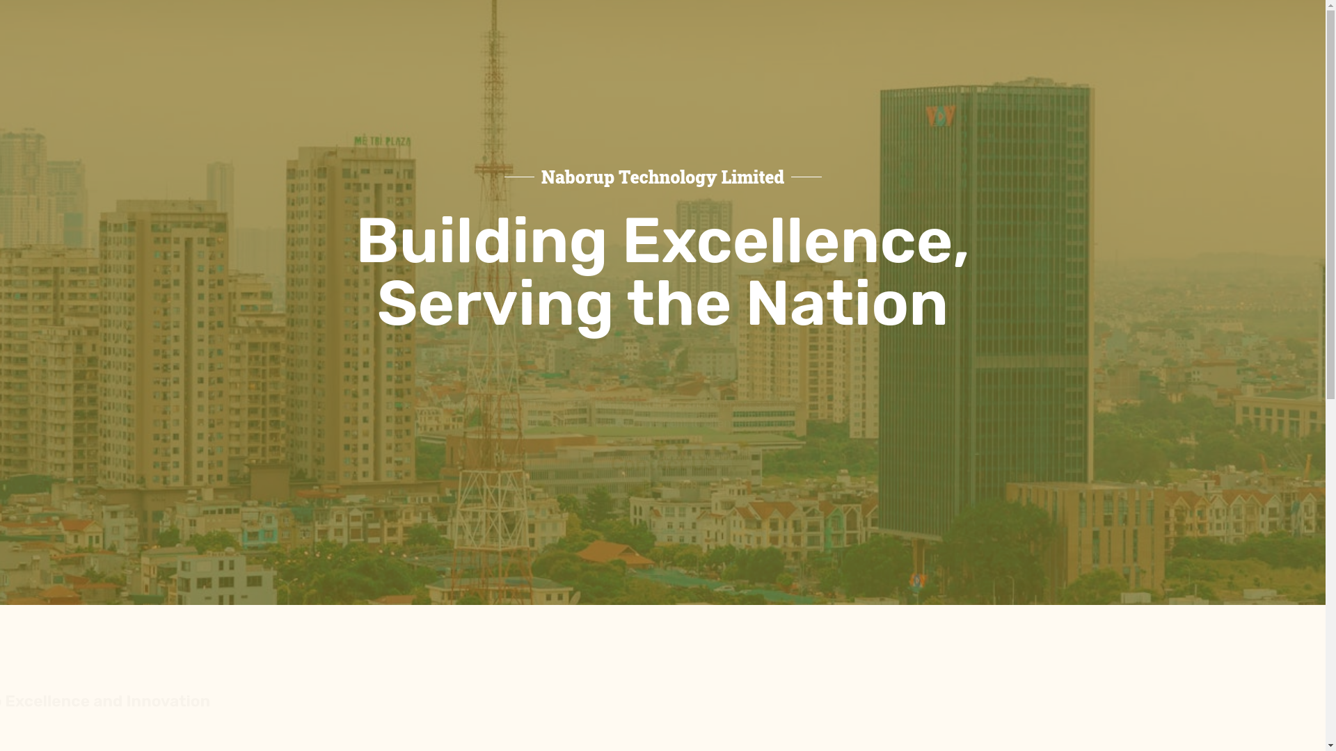 website screenshot of https://naboruptechnology.com/