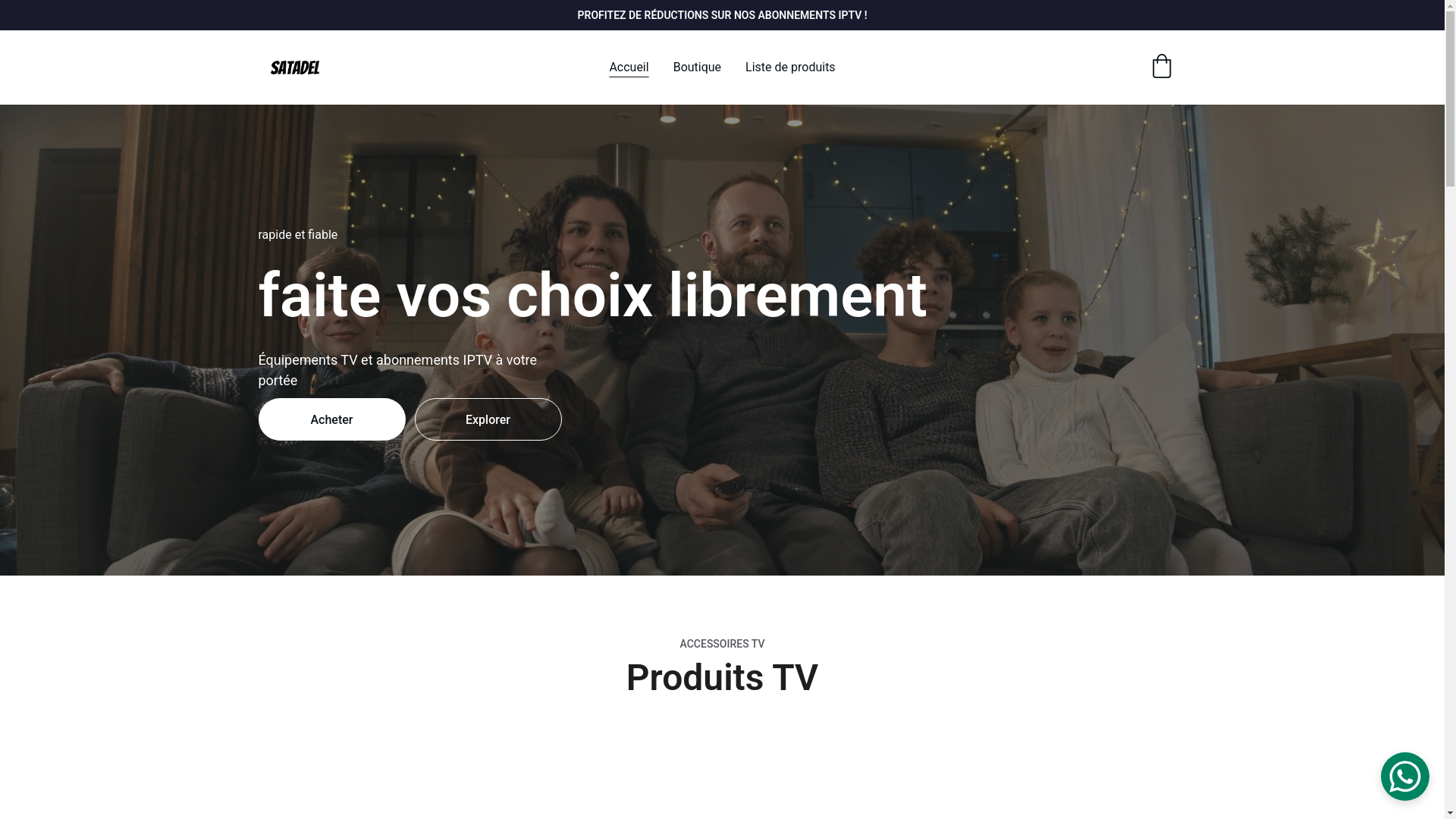 website screenshot of https://satadel.online/
