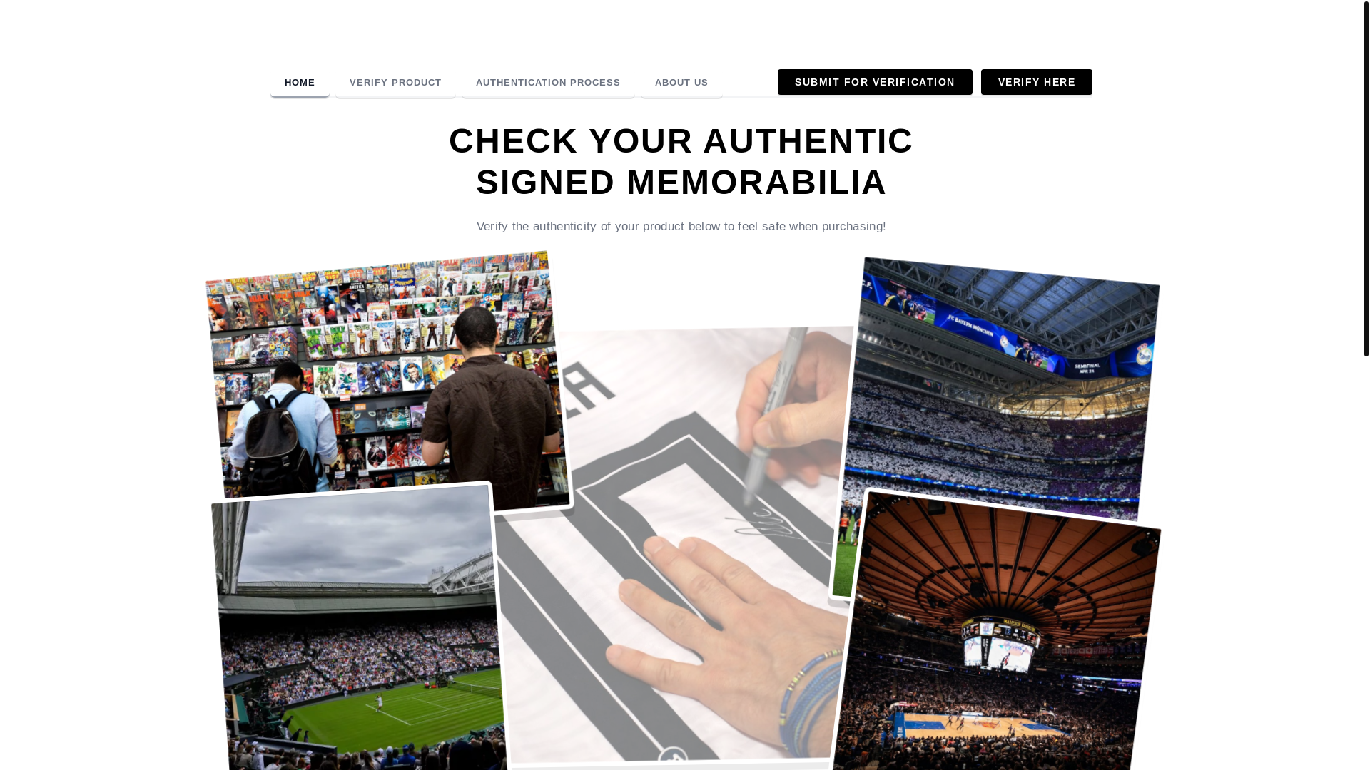 website screenshot of https://authenticauthenticators.com/