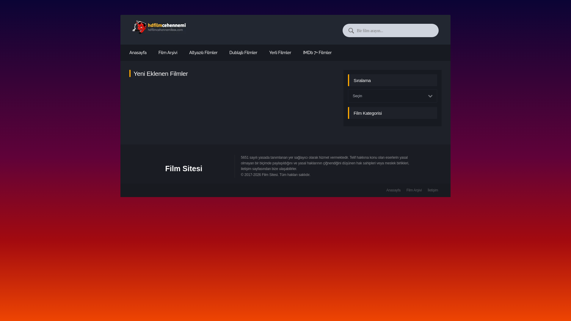 website screenshot of https://horrorvideohdwatch.online/