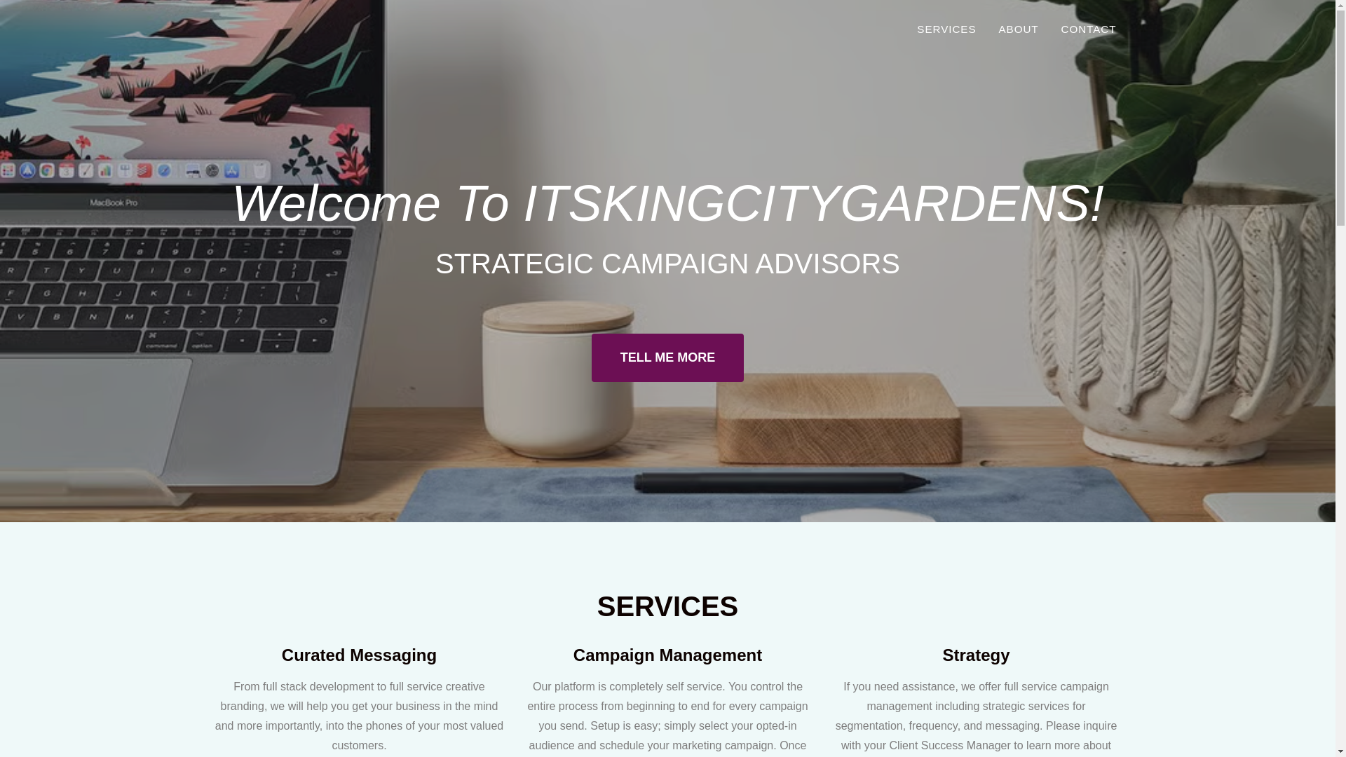 website screenshot of https://itskingcitygardens.com/