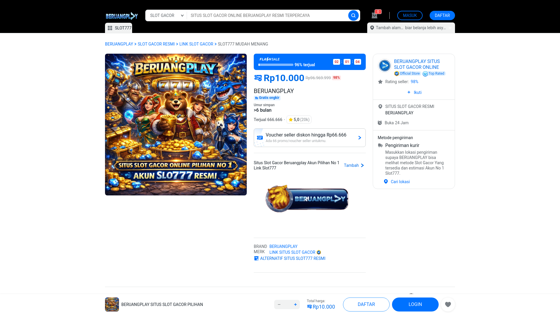 website screenshot of https://kemahasiswaan-bku-acid.pages.dev/