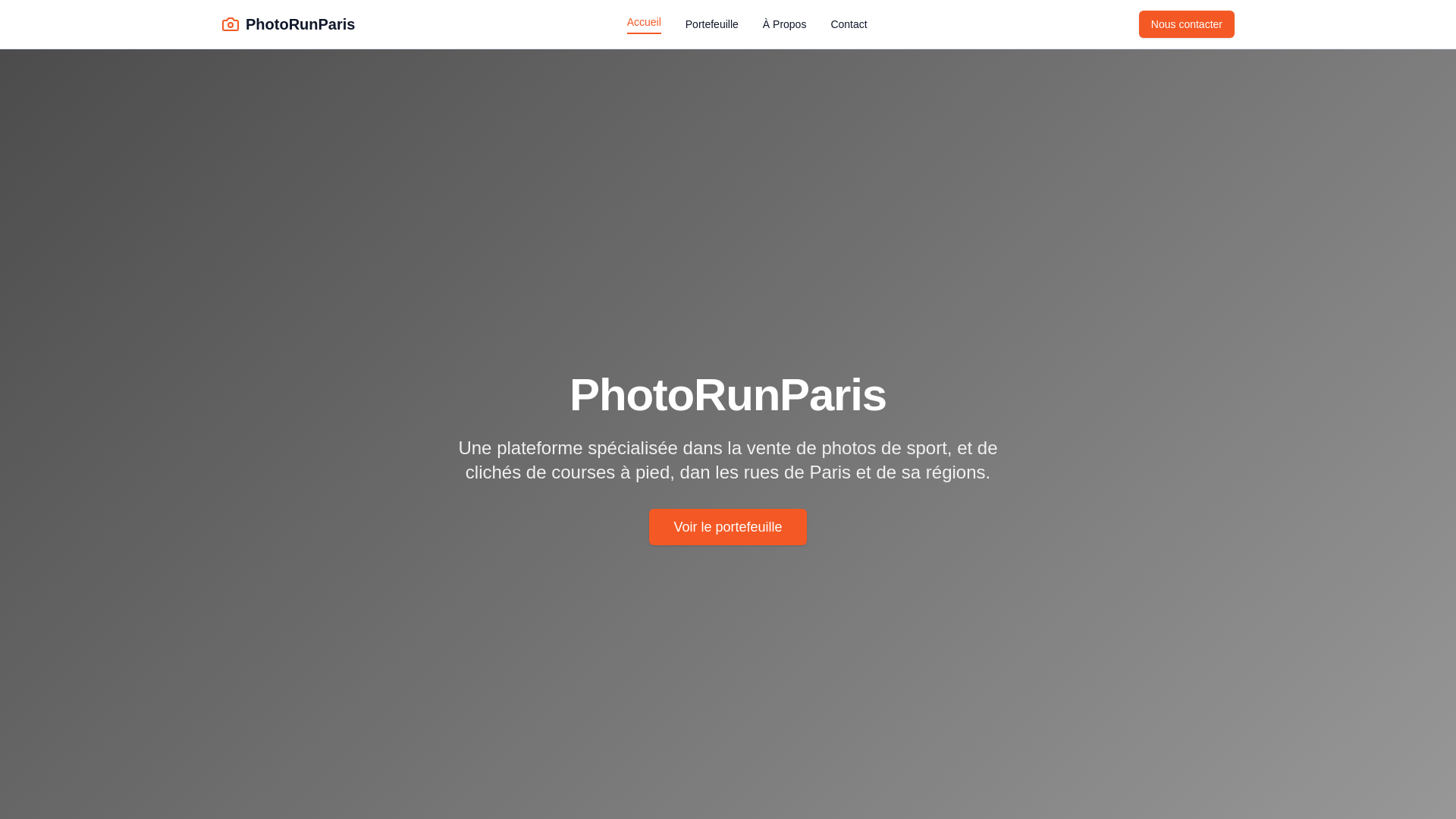 website screenshot of https://photorunparis.com/