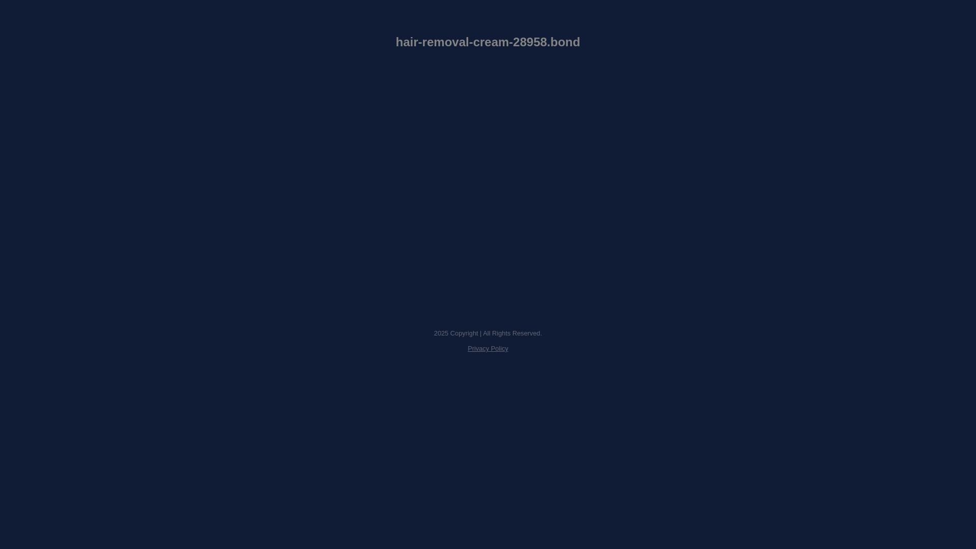 website screenshot of https://hair-removal-cream-28958.bond/