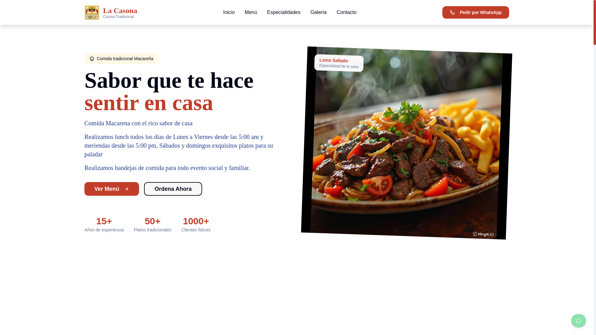 website screenshot of https://lacasonadejuliana.com/