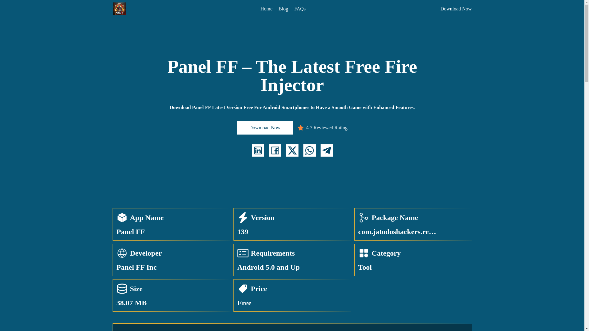 website screenshot of https://panel-ff.pages.dev/