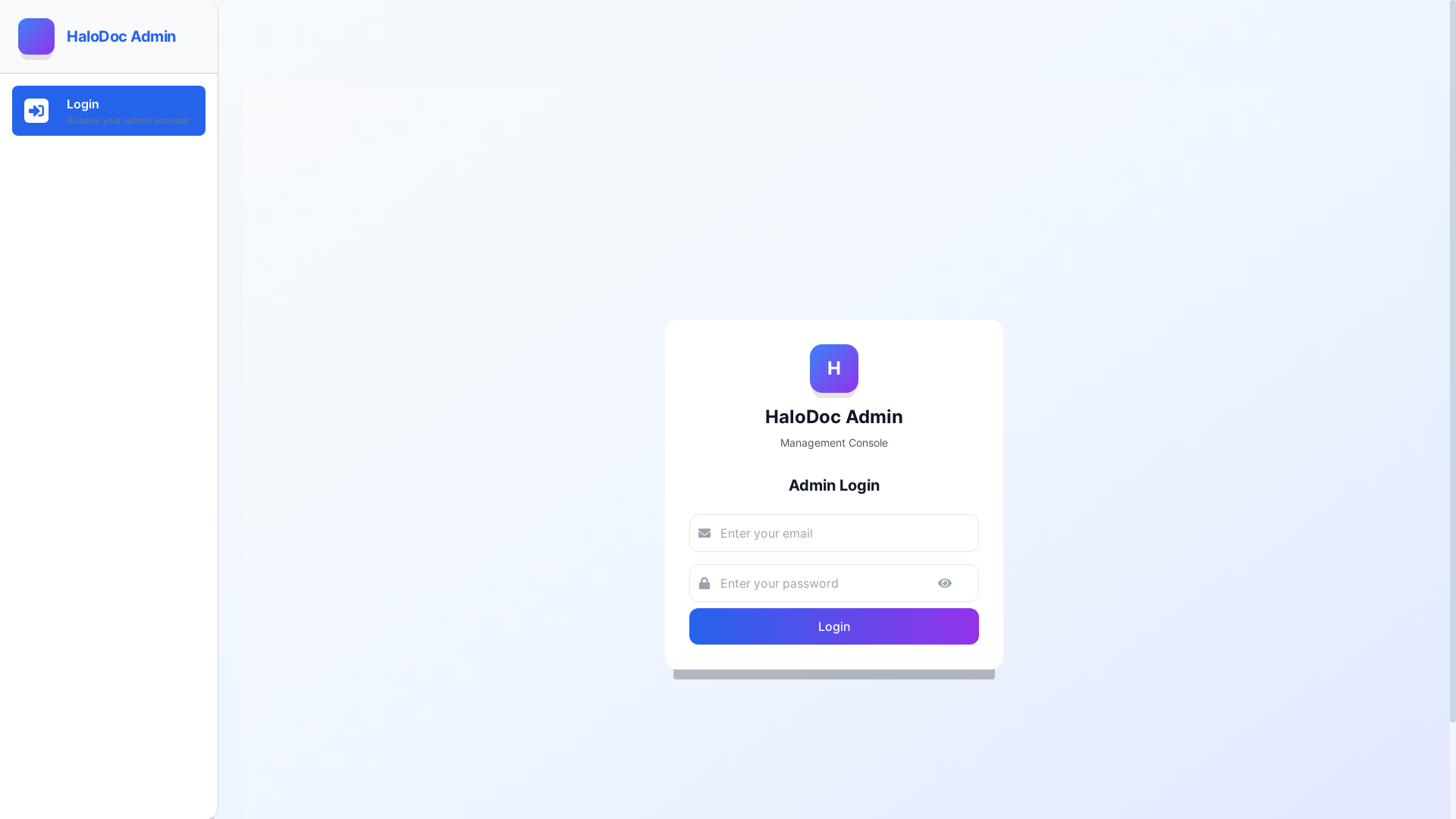 website screenshot of https://halodoc-admin.pages.dev/