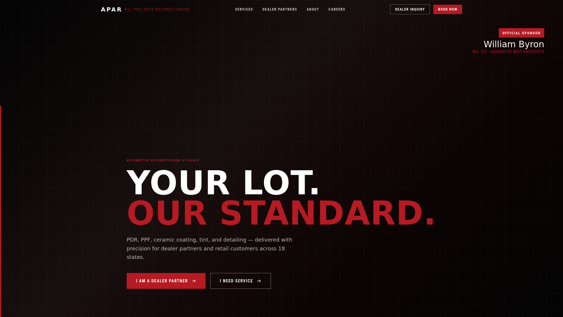 website screenshot of https://apar-website.pages.dev/