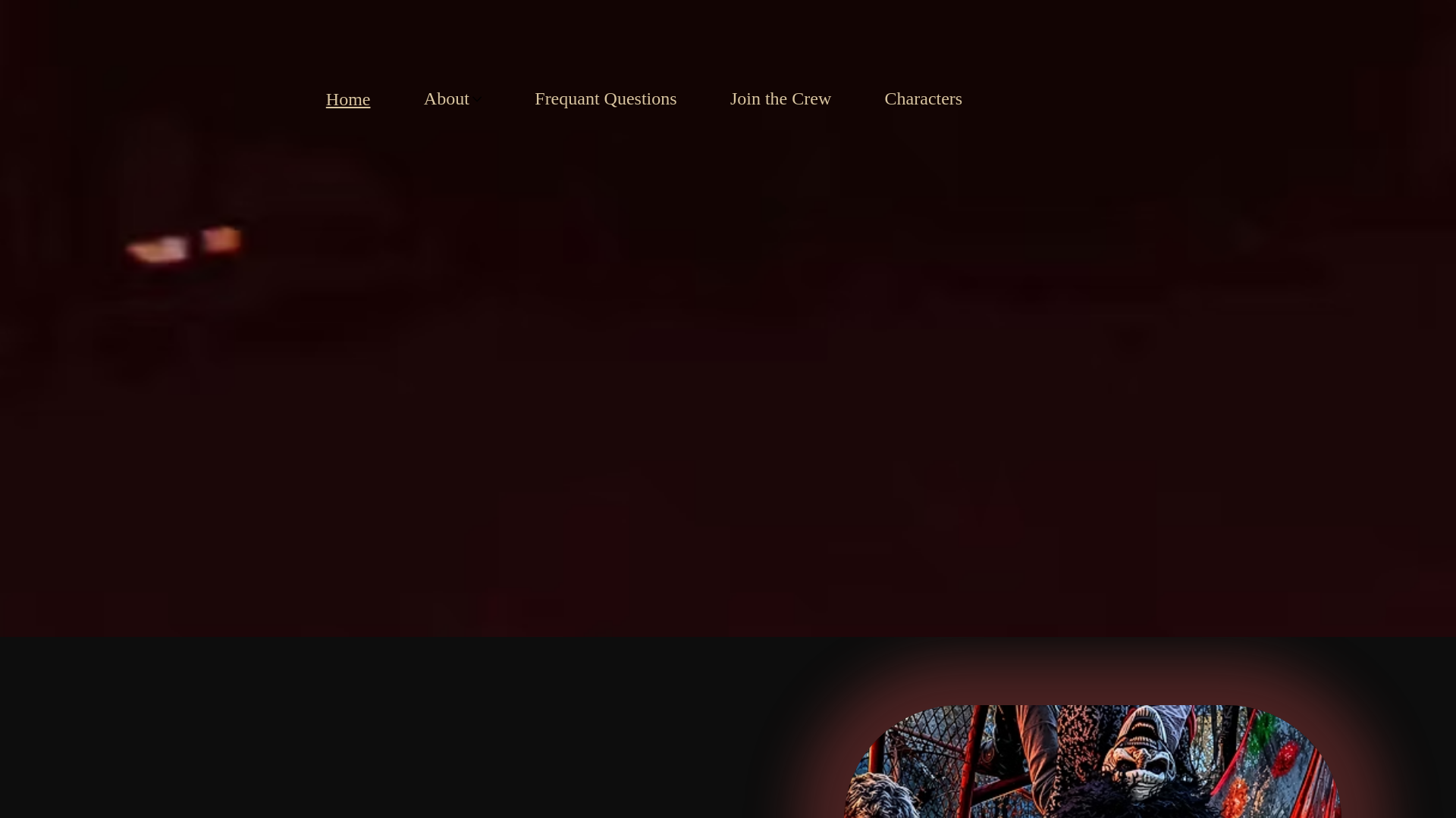 website screenshot of https://hopkinshauntedattraction.com/