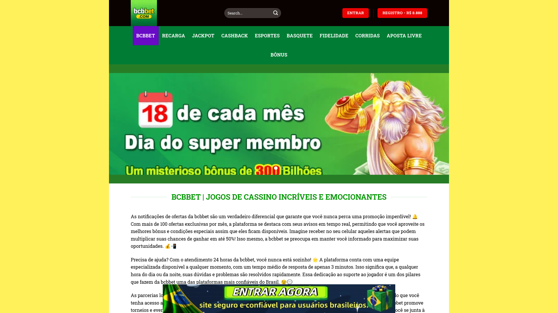 website screenshot of https://bcbbetsc.com/