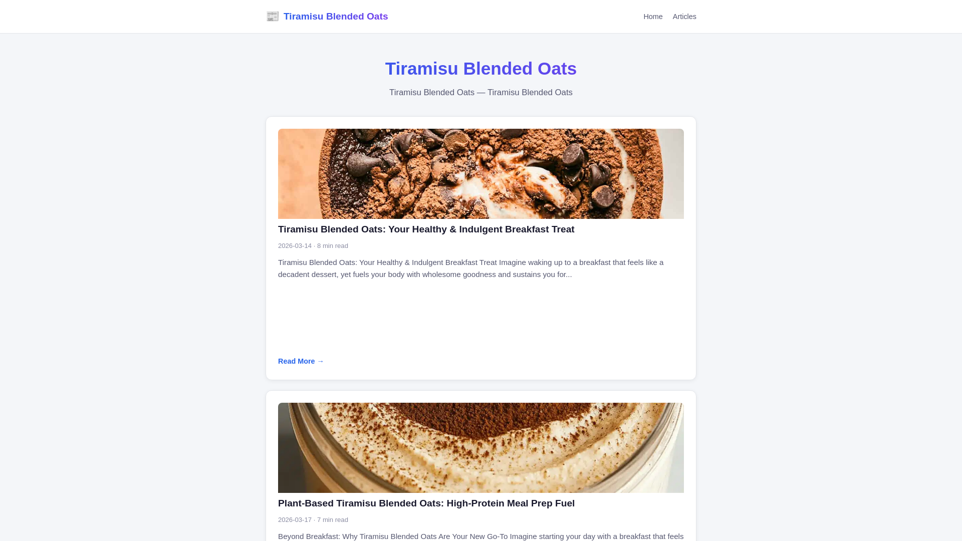 website screenshot of https://tiramisu-blended-oats.pages.dev/