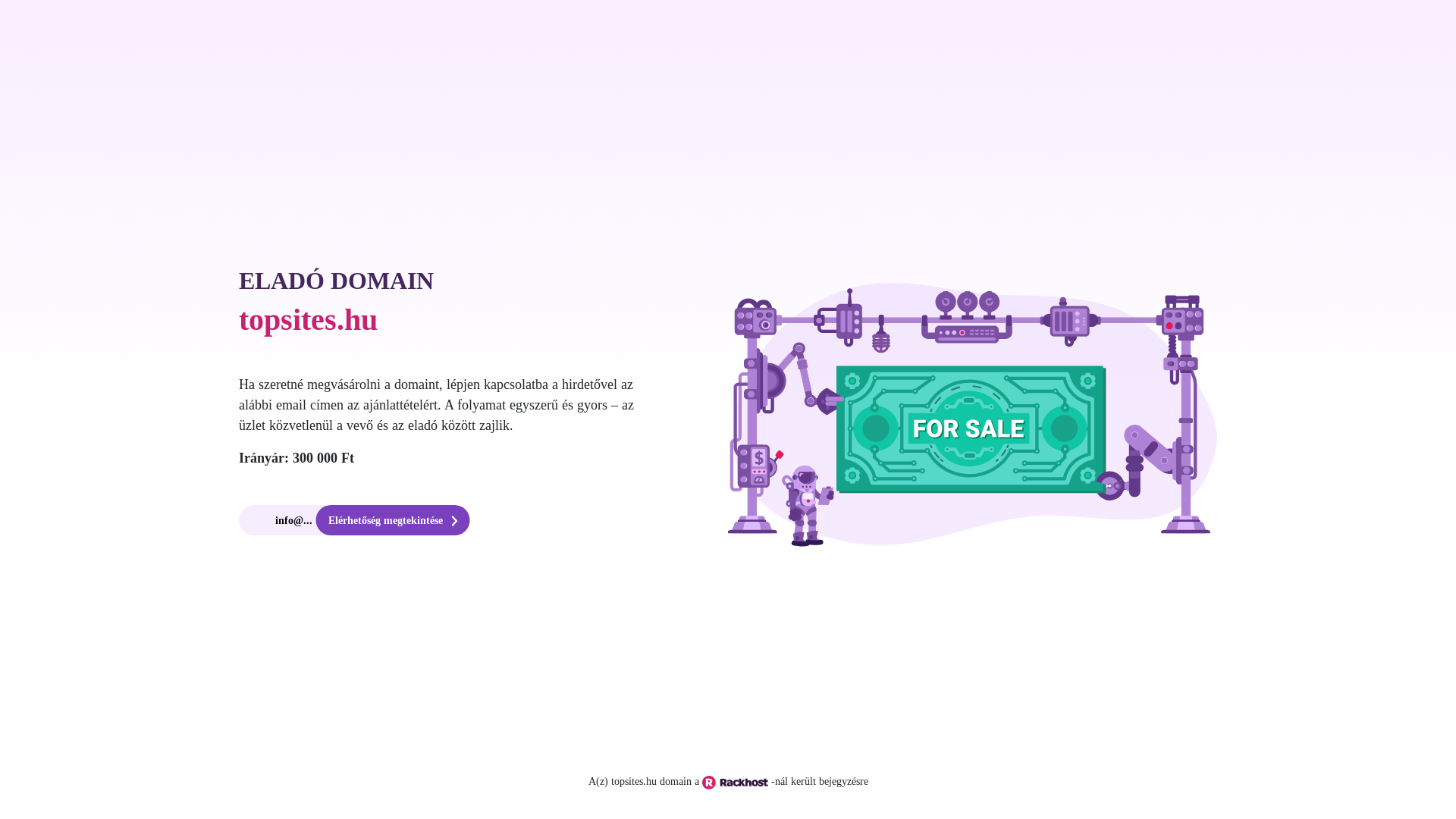 website screenshot of https://topsites.hu/