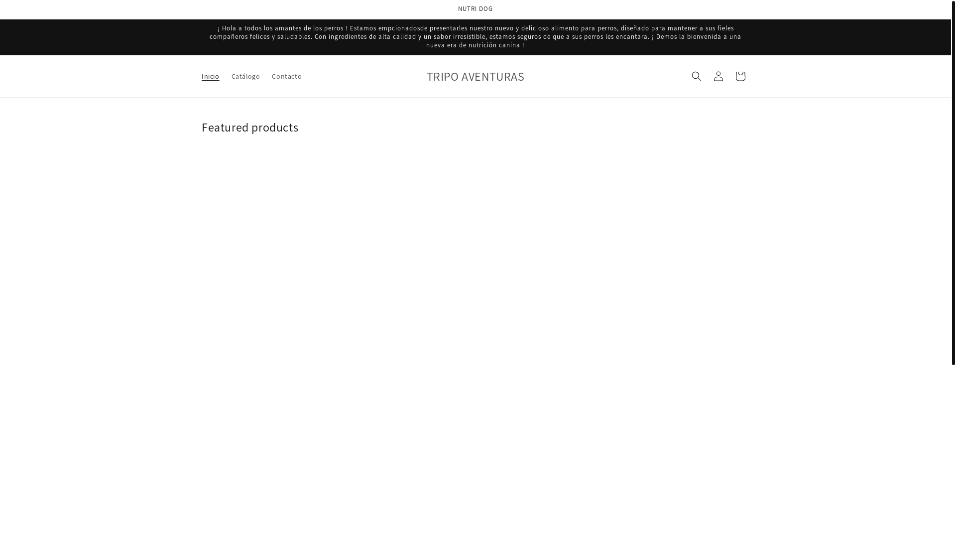 website screenshot of https://tripoaventuras.cl/