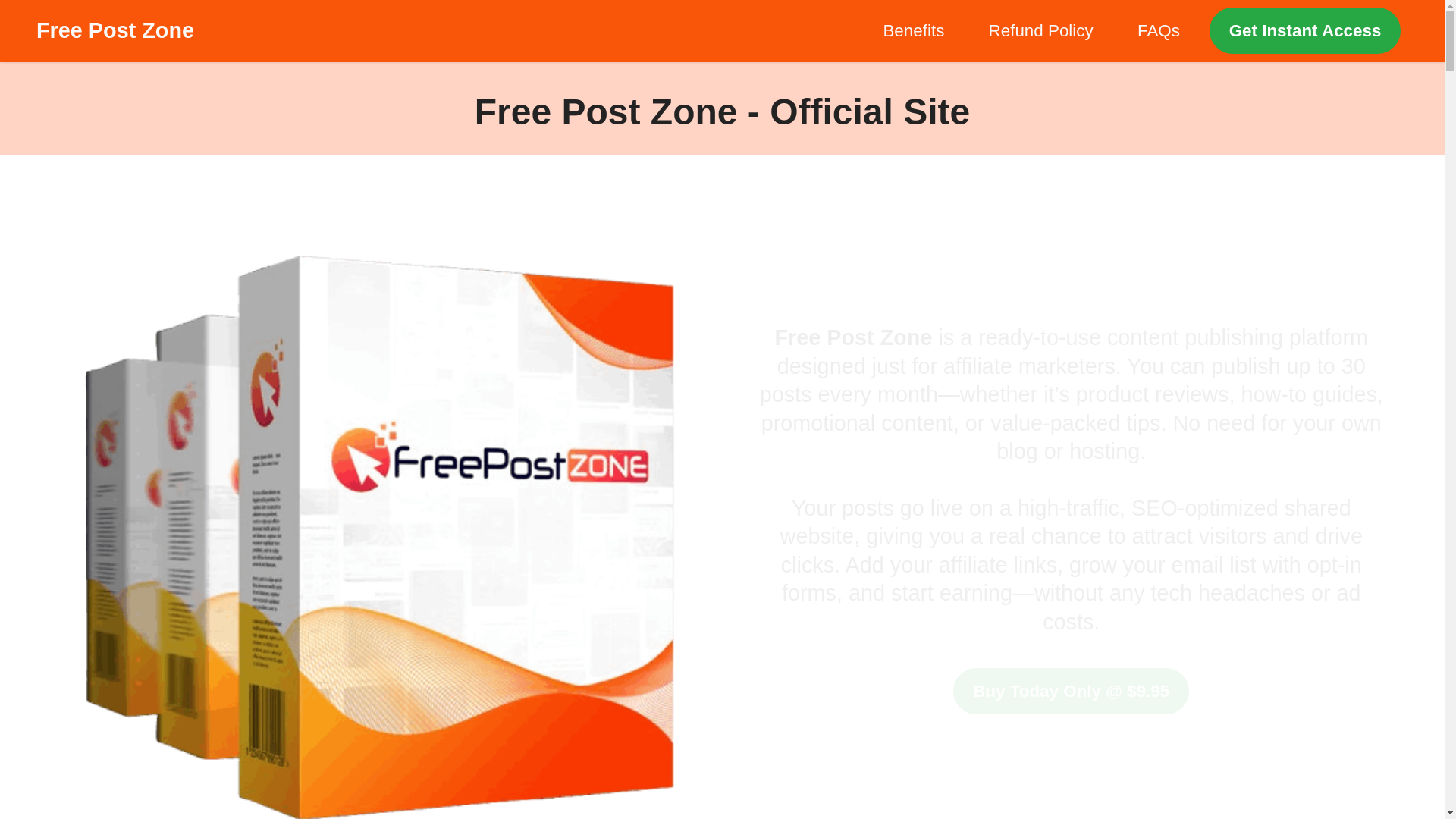 website screenshot of https://freepostzone.us/