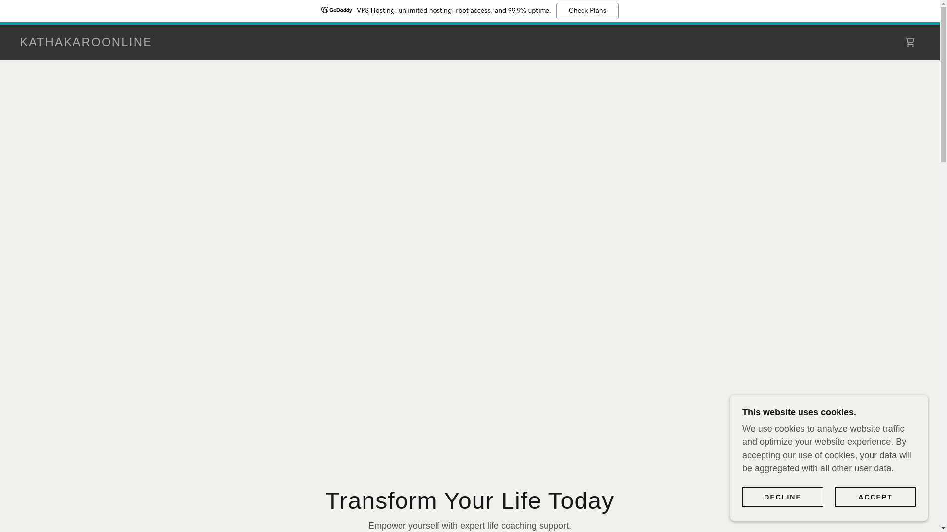 website screenshot of https://kathakaro.com/