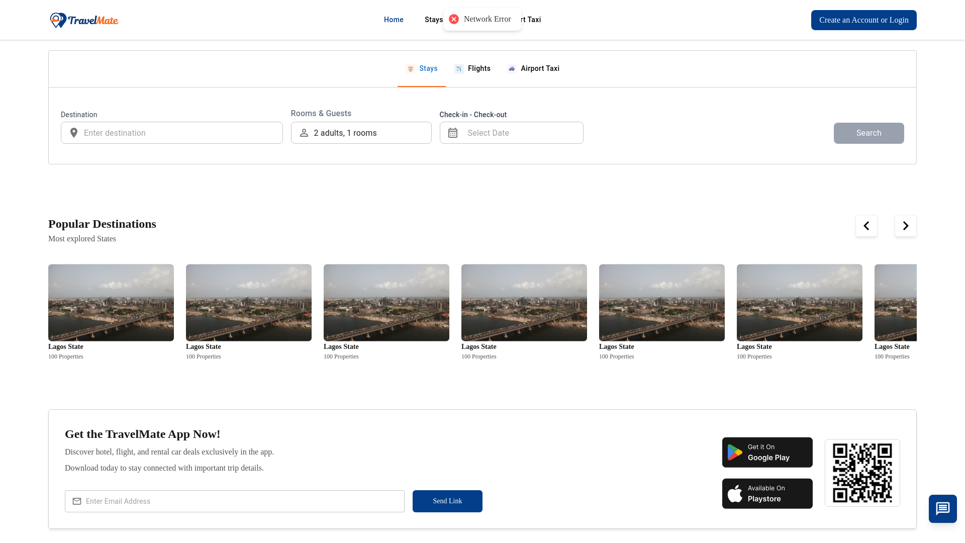 website screenshot of https://travelmateglo.com/