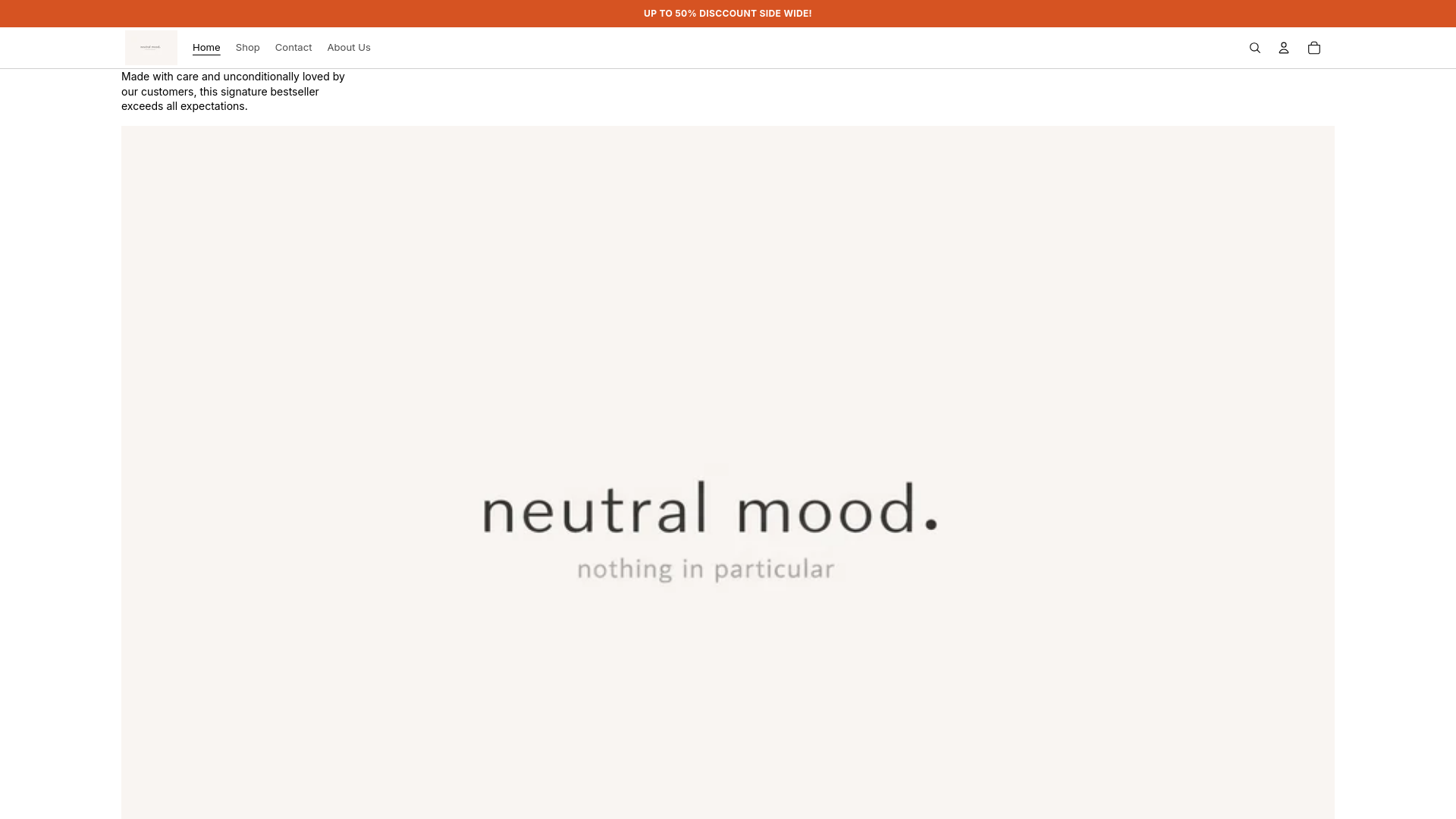website screenshot of https://neutral-mood.com/