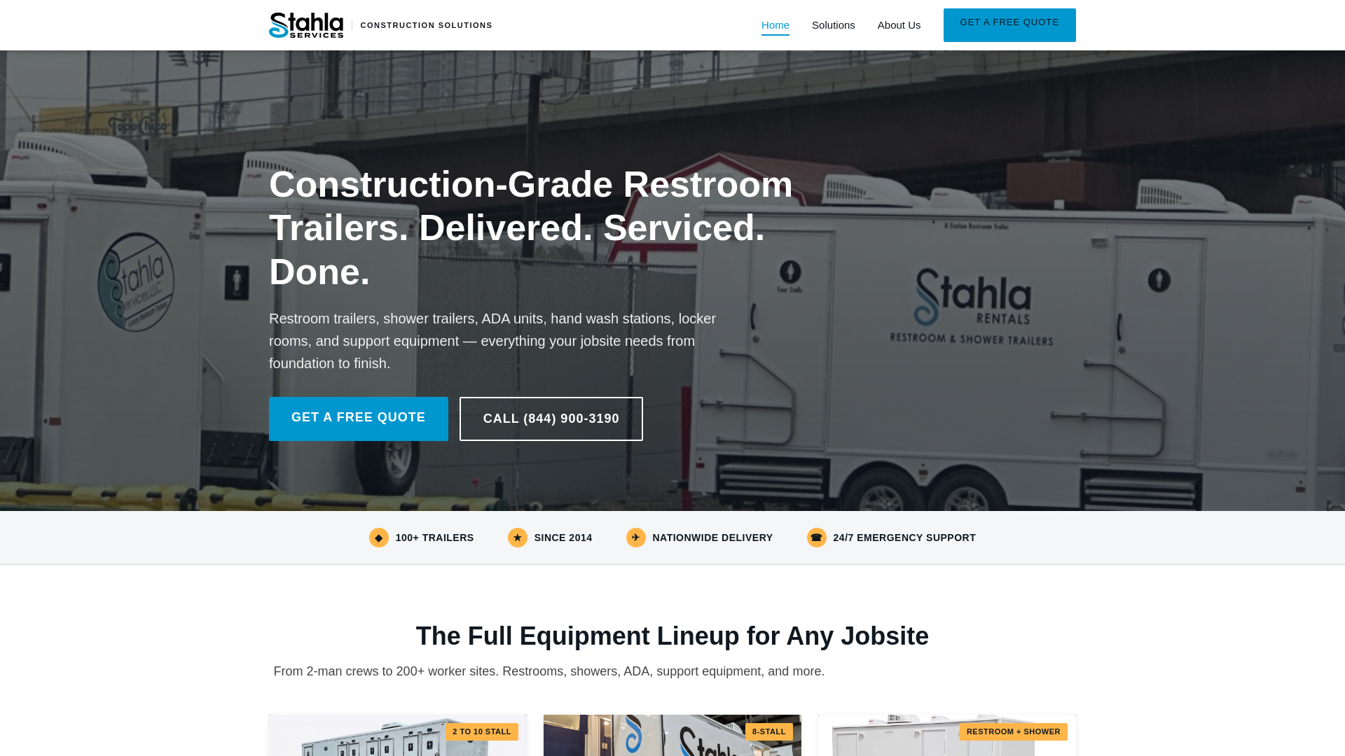 website screenshot of https://stahlaconstruction-com.pages.dev/