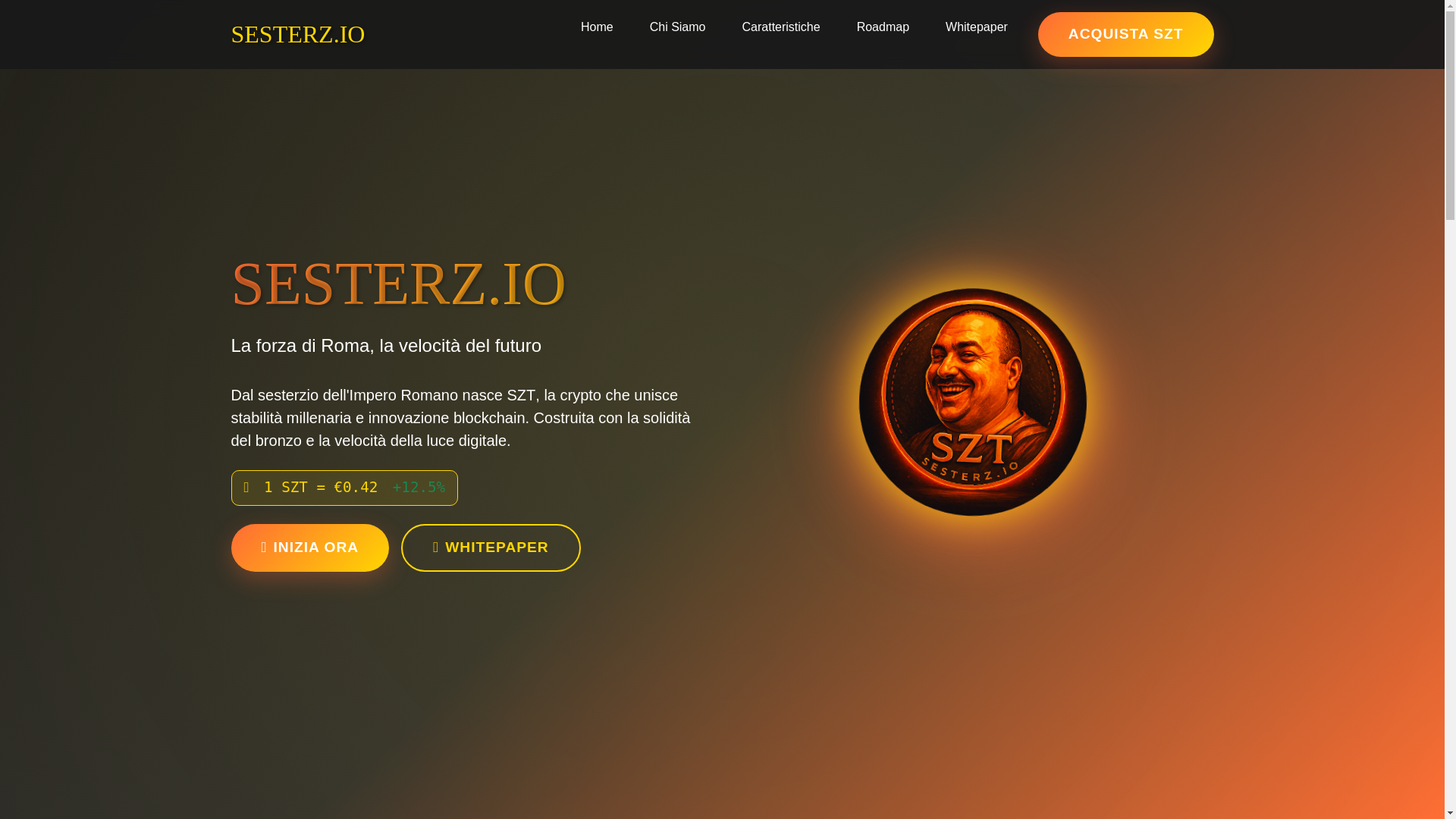 website screenshot of https://sesterz.io/