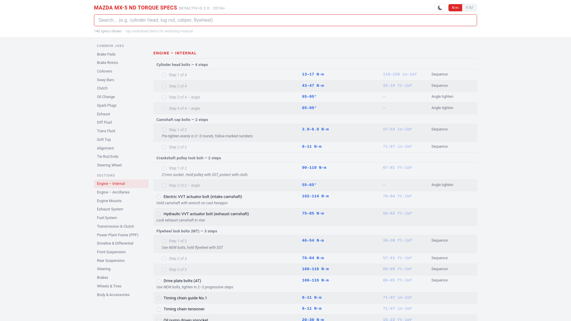 website screenshot of https://miata-ezd.pages.dev/