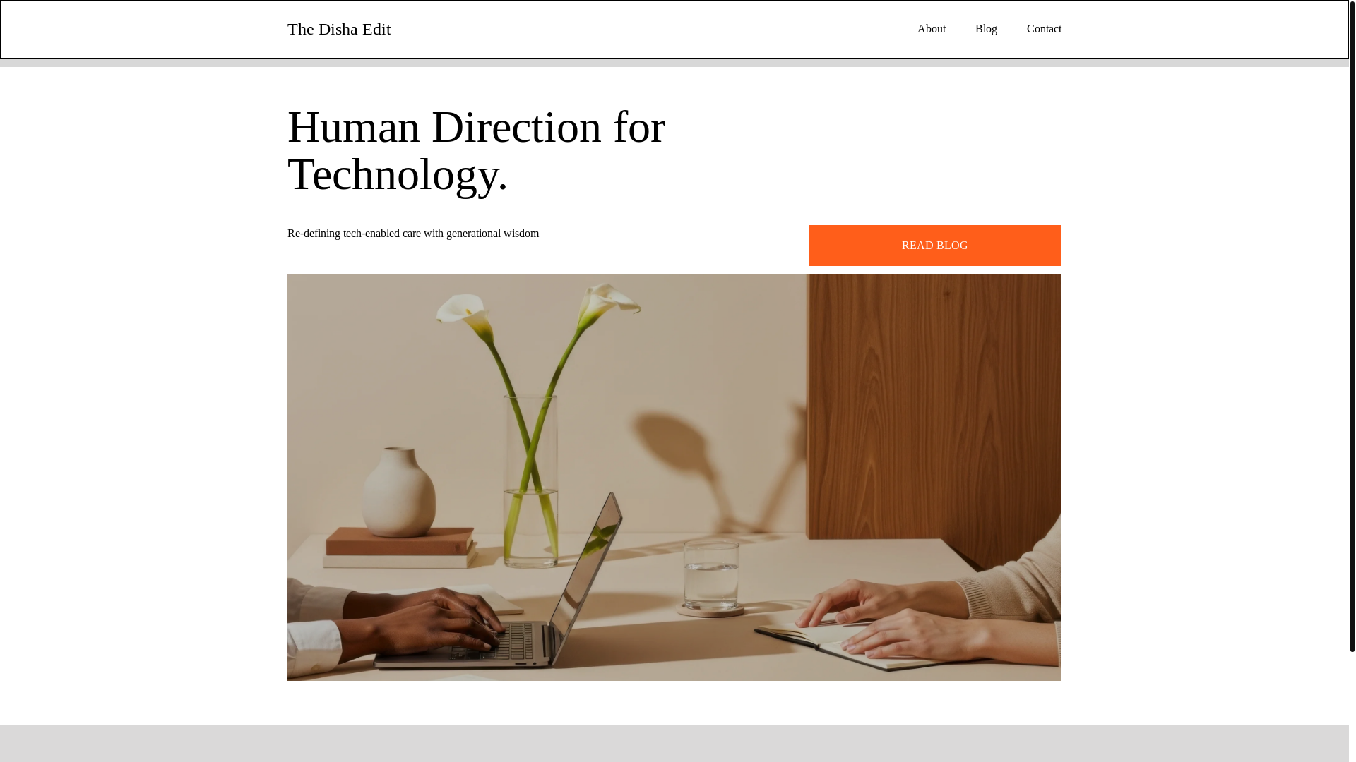 website screenshot of https://thedishaedit.com/