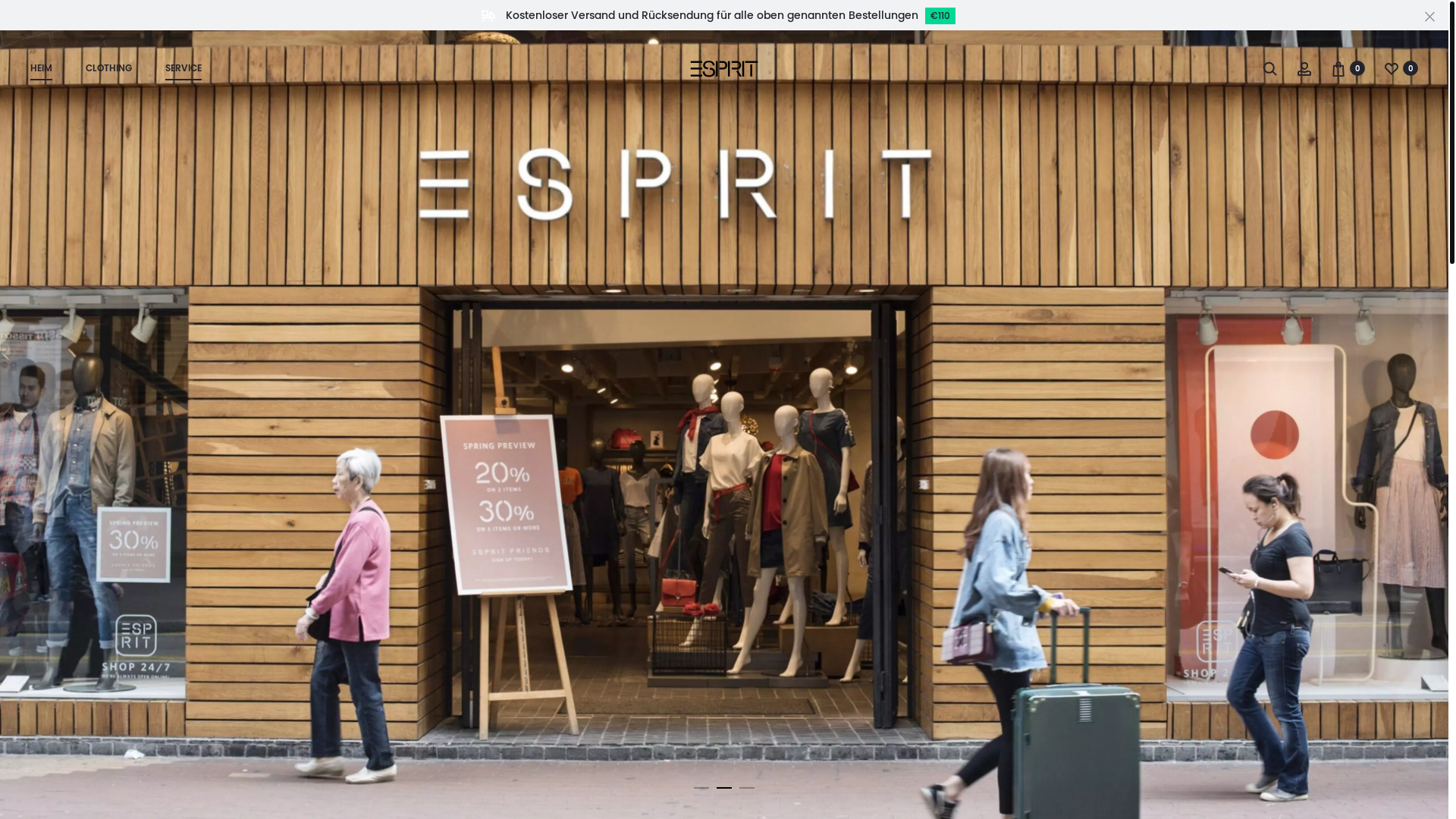 website screenshot of https://www.esprits.com.de/